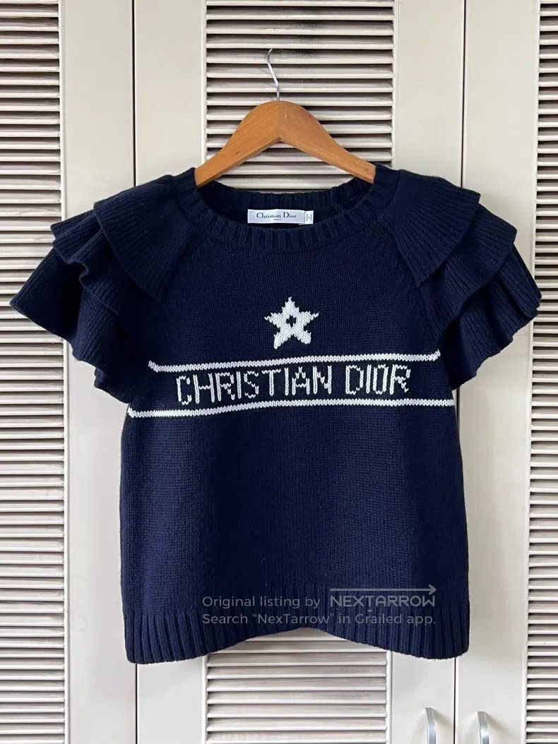 Dior Dior Short-sleeved knitted sweater Size XS / US 0-2 / IT 36-38 - 1 Thumbnail