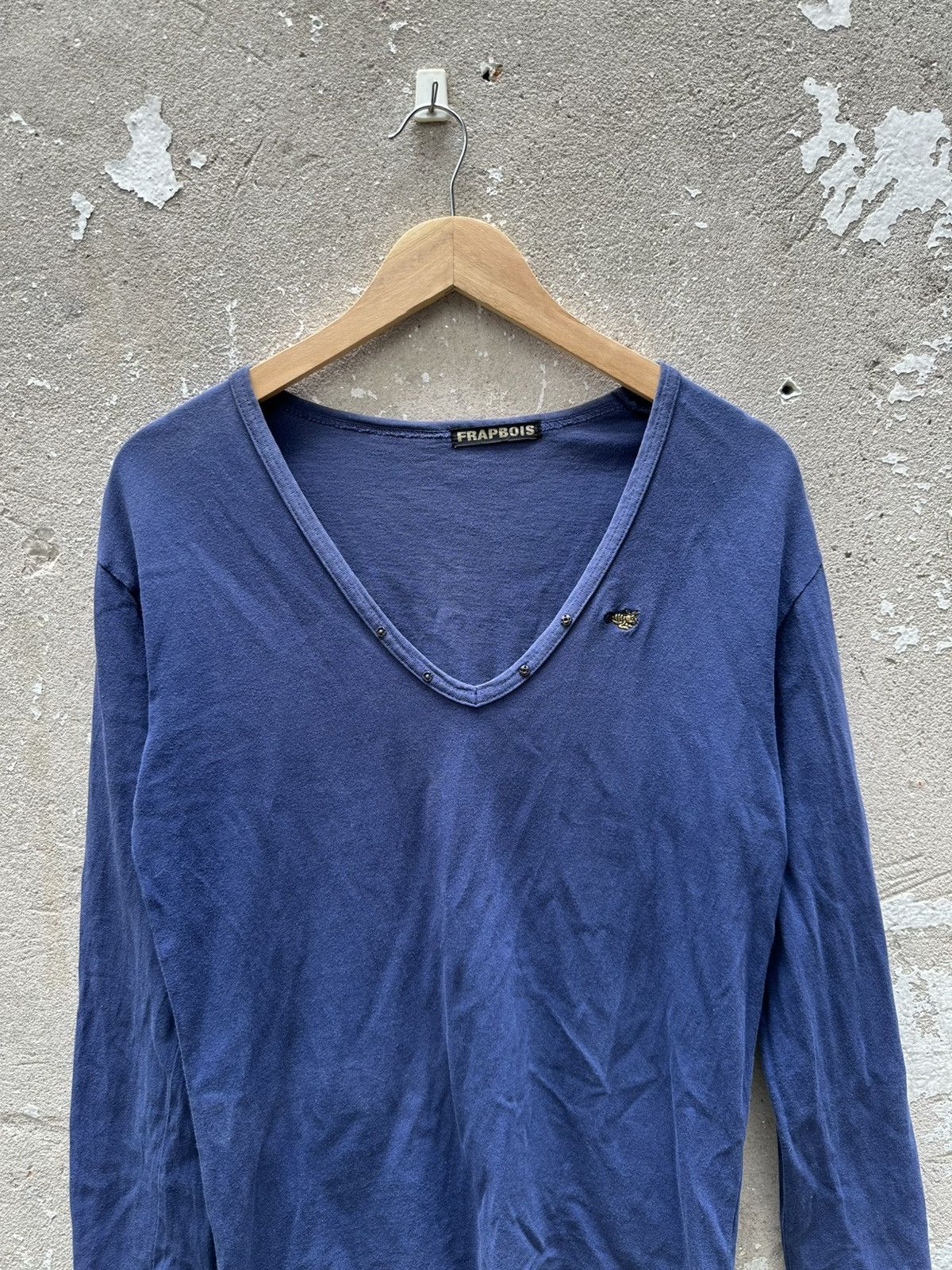 Frapbois Vintage Frapbois Emboridery V Ls Tshirt Size M / US 6-8 / IT 42-44 - 4 Thumbnail