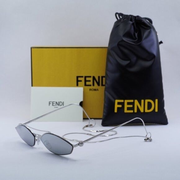 Fendi New Fendi FE40114U-Y 16C Sunglasses - Palladium Size ONE SIZE - 12 Thumbnail
