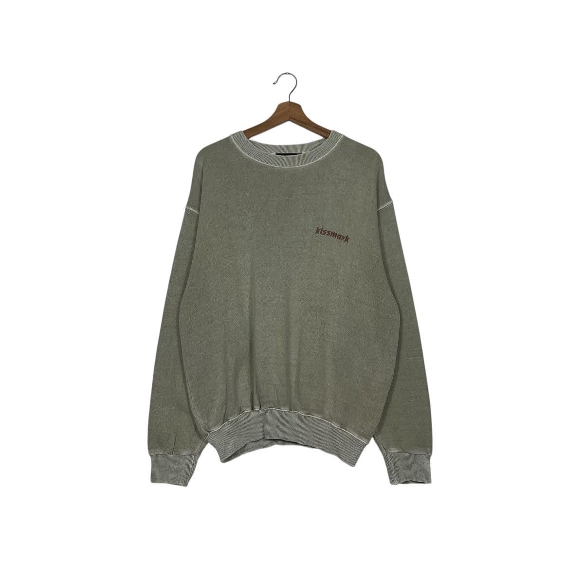 Japanese Brand Vintage KISSMARK Big Logo Crewneck Sweatshirt #2636-C118 Size US S / EU 44-46 / 1 - 3 Thumbnail