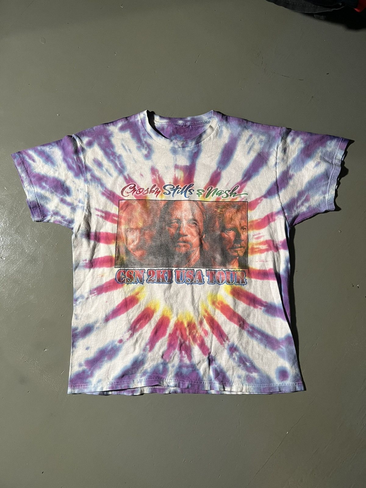 Other Vintage Crosby, Stills & Nash CSN 2K1 USA Tour T-shirt Size US XL / EU 56 / 4 - 1 Thumbnail