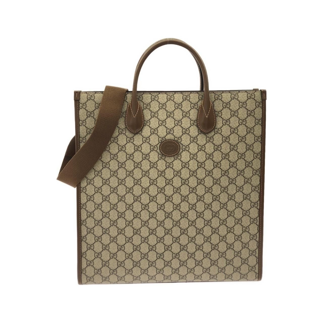 Gucci Gucci Gucci GG Supreme Tote Bag Textile Tote Bag 67415592THG DUTY FREE for USA Size ONE SIZE - 1 Thumbnail