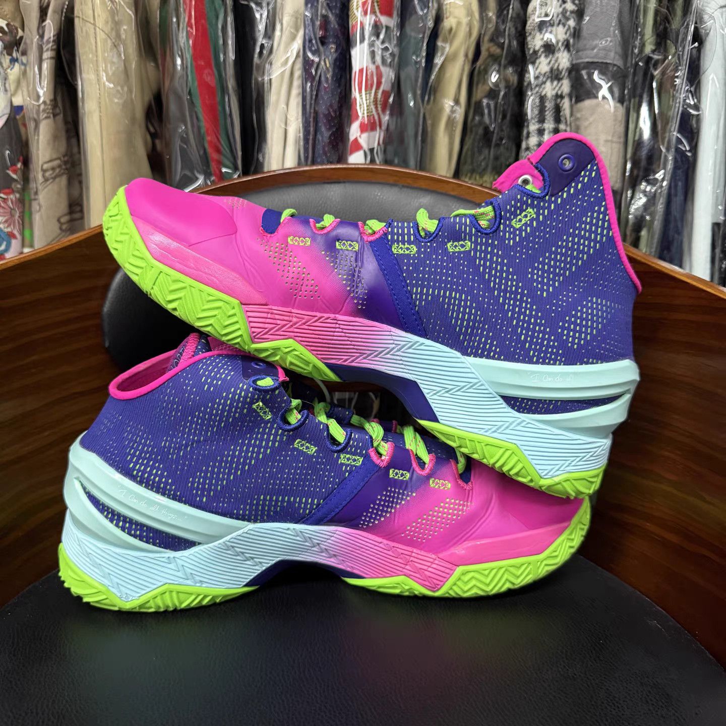 Under Armour Under Armour Curry 2 Basketball Shoes K15 Size US 12 / EU 45 - 7 Thumbnail