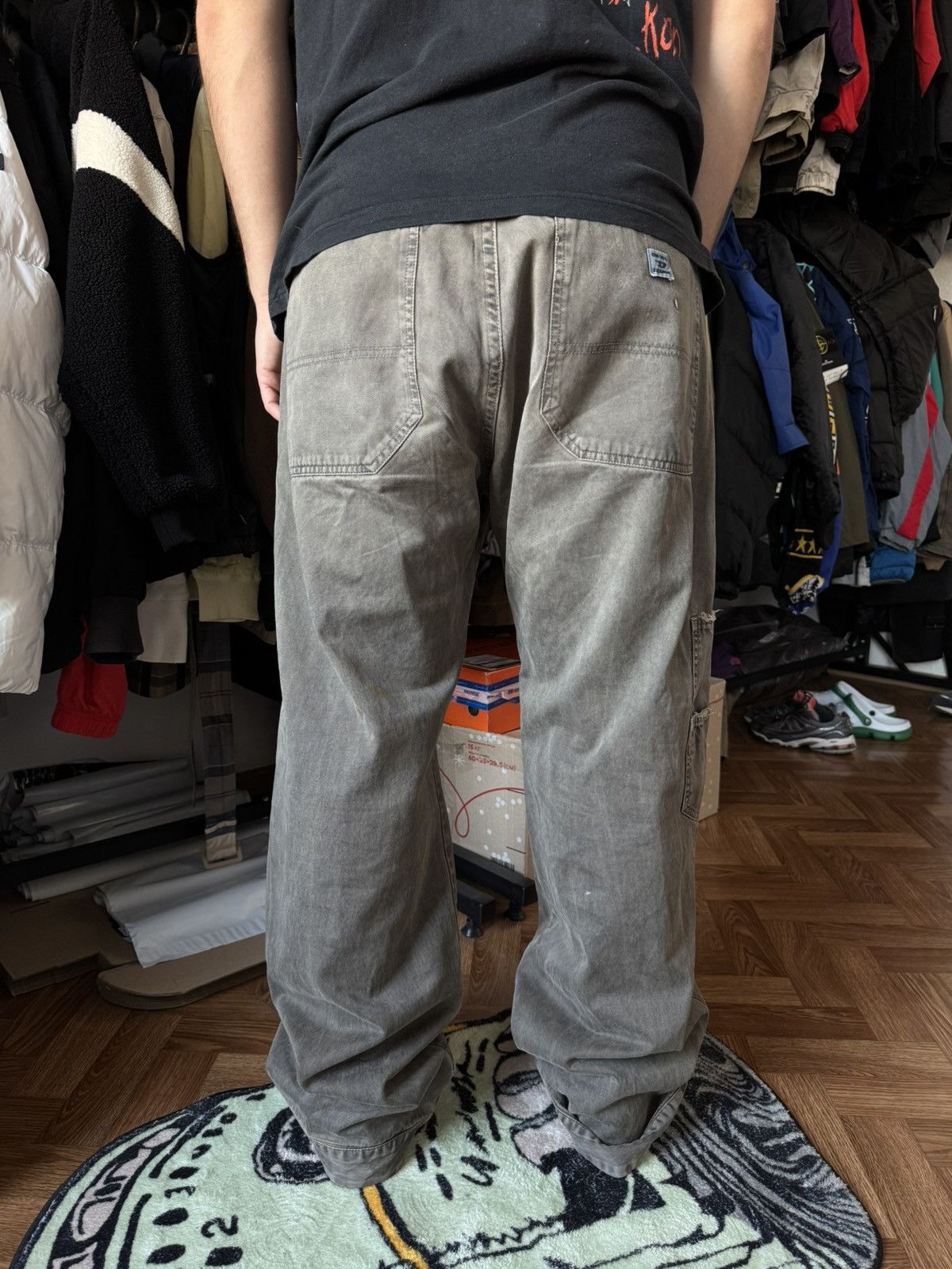 Diesel × Vintage ‼️Diesel 00s Avant-Garde denim pants cargo jeans Size US 35 - 19 Thumbnail