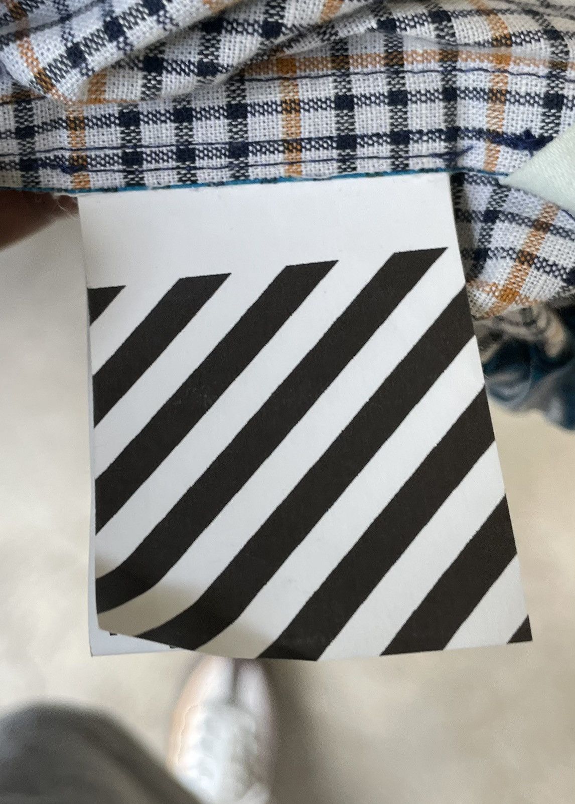 Off-White Off-White Check Zipped Jacket Size US M / EU 48-50 / 2 - 6 Thumbnail