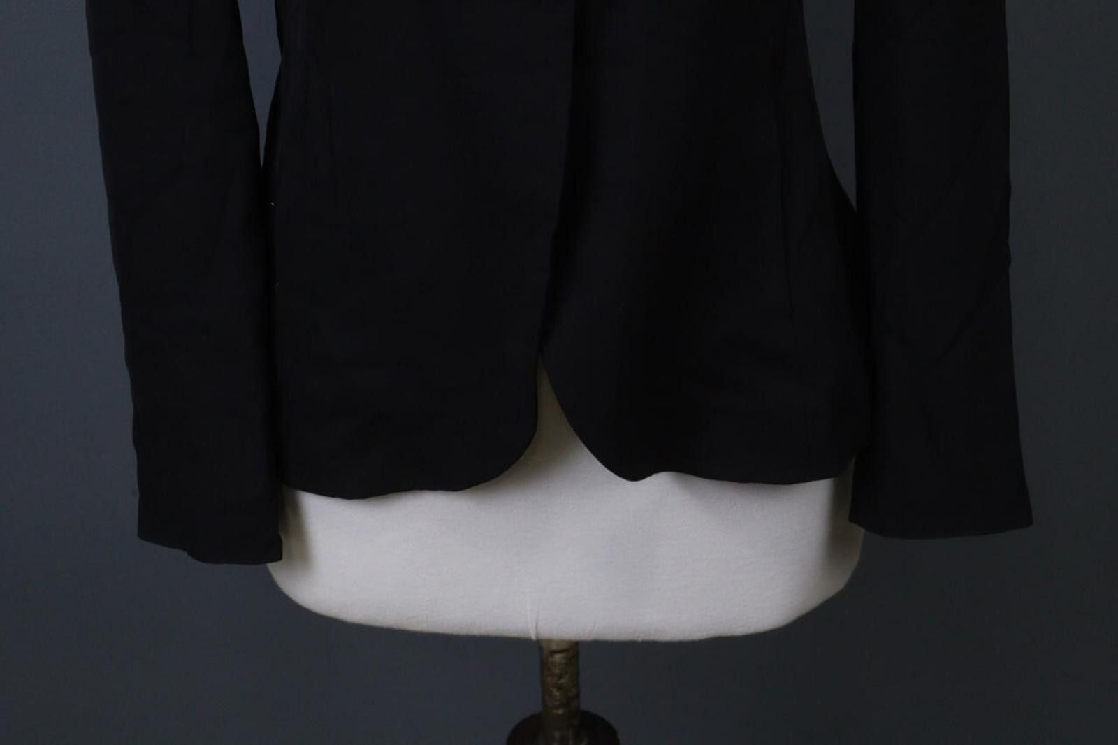 Emporio Armani Emporio Armani Black Lapel Single Breasted Blazer Jacket Size M / US 6-8 / IT 42-44 - 3 Thumbnail