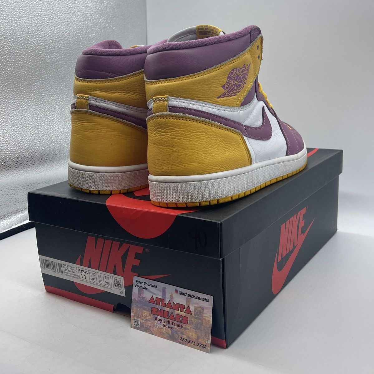 Jordan Brand Air Jordan 1 high brotherhood Size US 11.5 / EU 44-45 - 5 Thumbnail