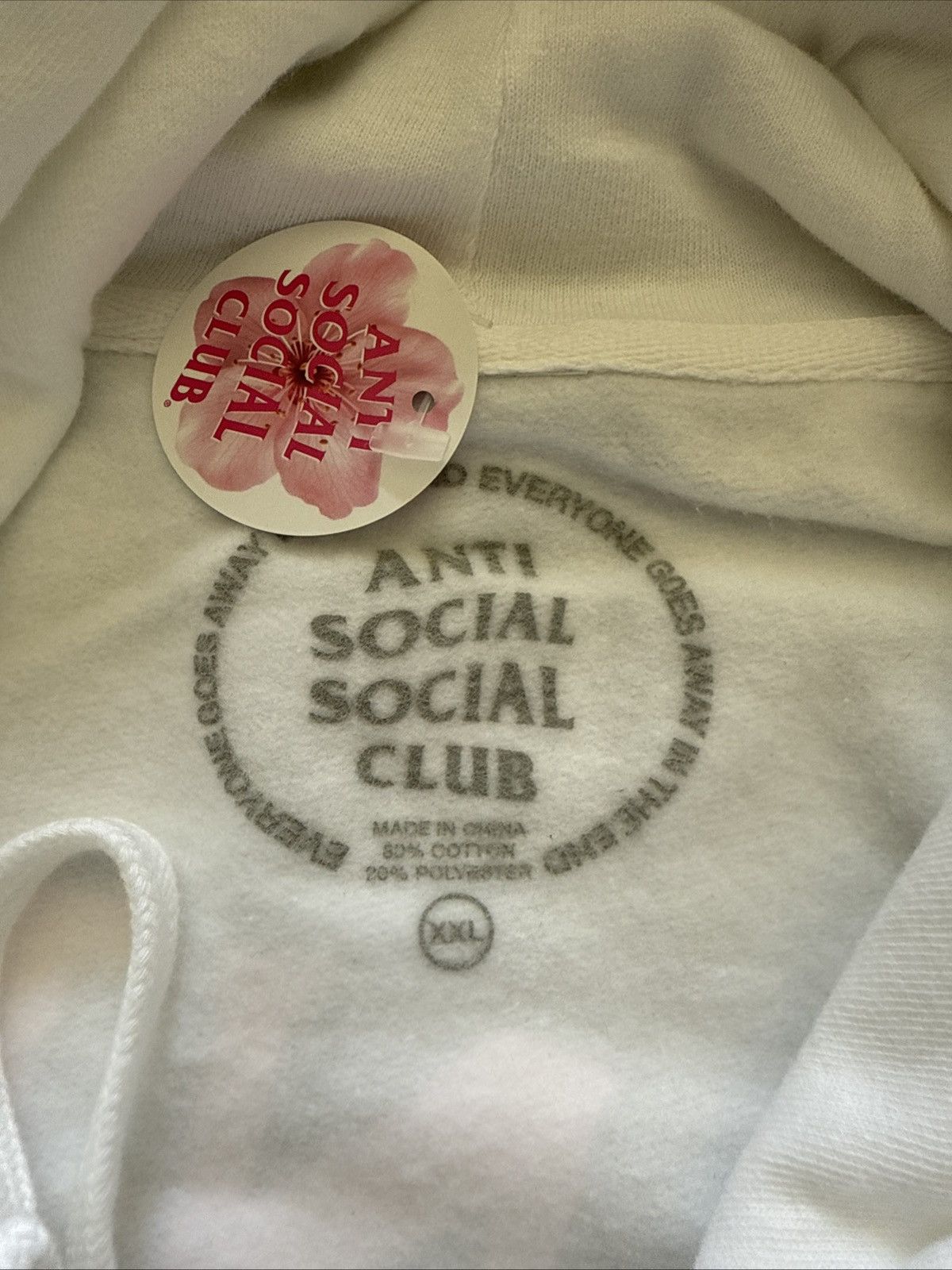 Anti Social Social Club Anti Social Social Club Everyone in LA Hoodie White 2XL Size US XXL / EU 58 / 5 - 3 Thumbnail