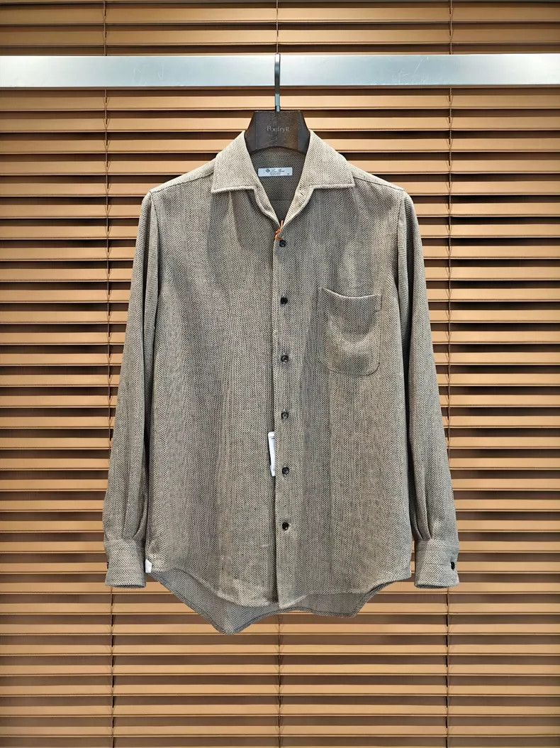 Loro Piana LORO PIANA Men's linen shirts Size US XS / EU 42 / 0 - 1 Thumbnail