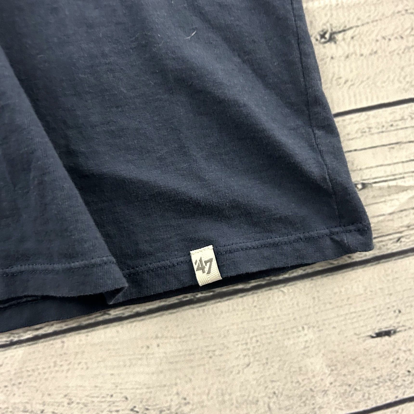 J Brand 47 Brand Denver Broncos Shirt Short Sleeve Women's Large Blue Orange Size L / US 10 / IT 46 - 3 Thumbnail