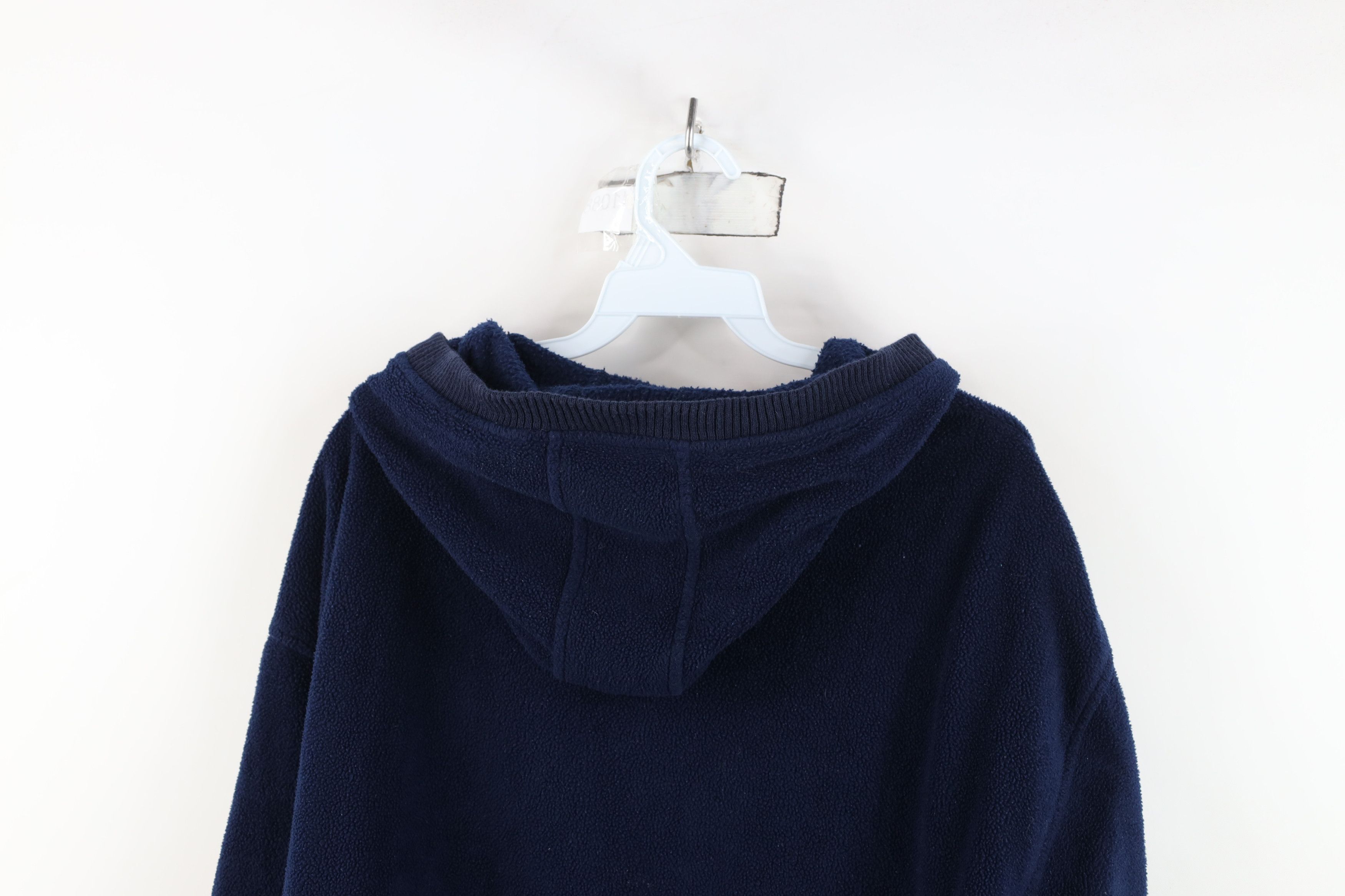 Starter Vintage 90s Starter of Michigan Full Zip Fleece Hoodie Blue Size US XL / EU 56 / 4 - 15 Thumbnail