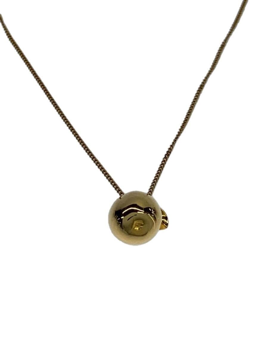image of Undercover Apple Necklace in Gold, Men's
