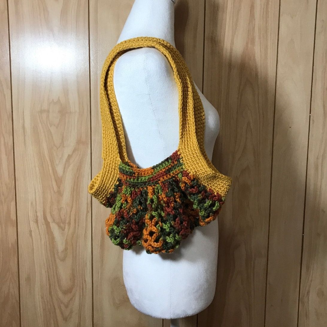 Handmade NWT Handmade Crocheted Small Mesh Market Bag by Dawny Size ONE SIZE - 1 Thumbnail
