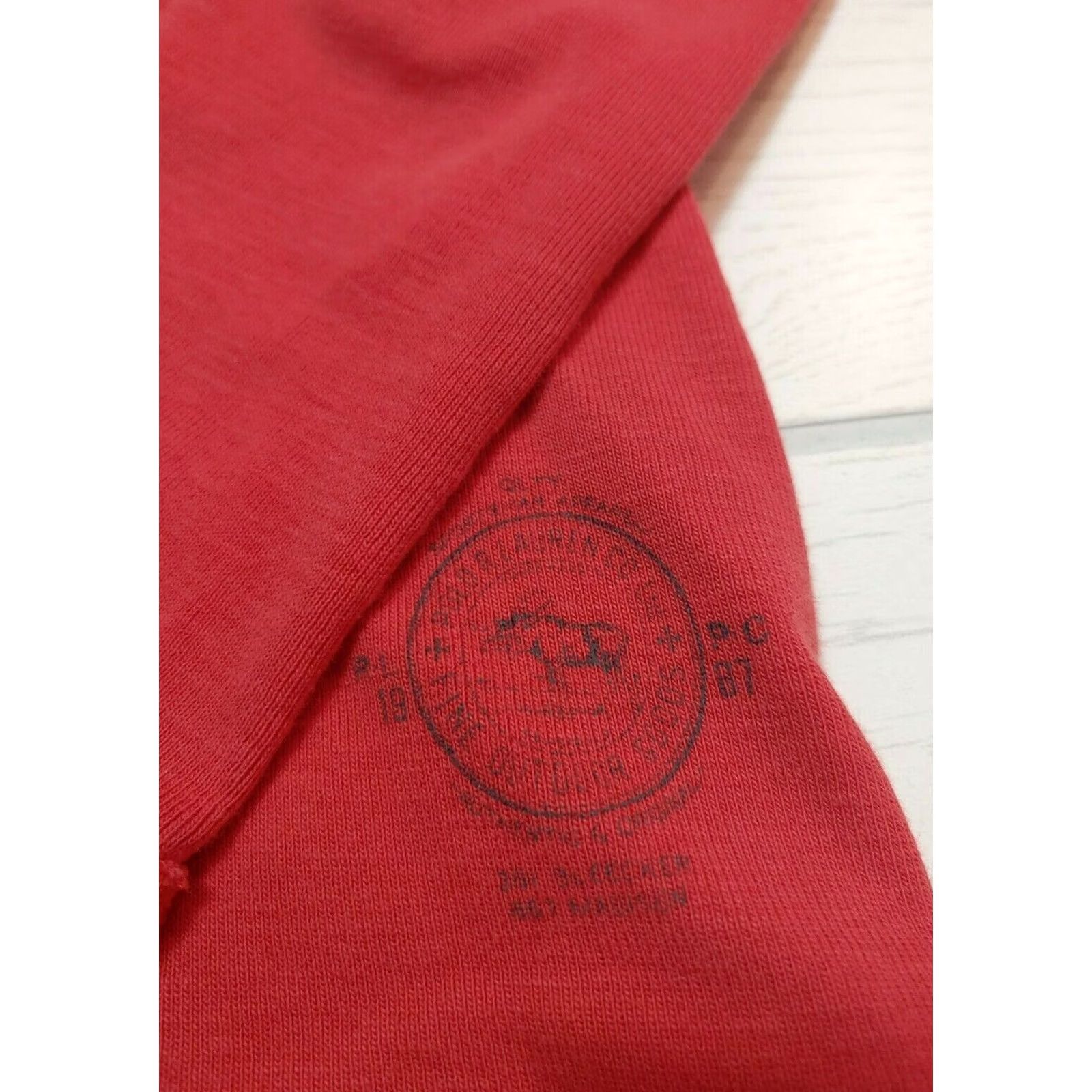 Vintage VINTAGE Mens 2XL Red Polo Ralph Lauren button pullover long sleeve size Size US XXL / EU 58 / 5 - 3 Thumbnail
