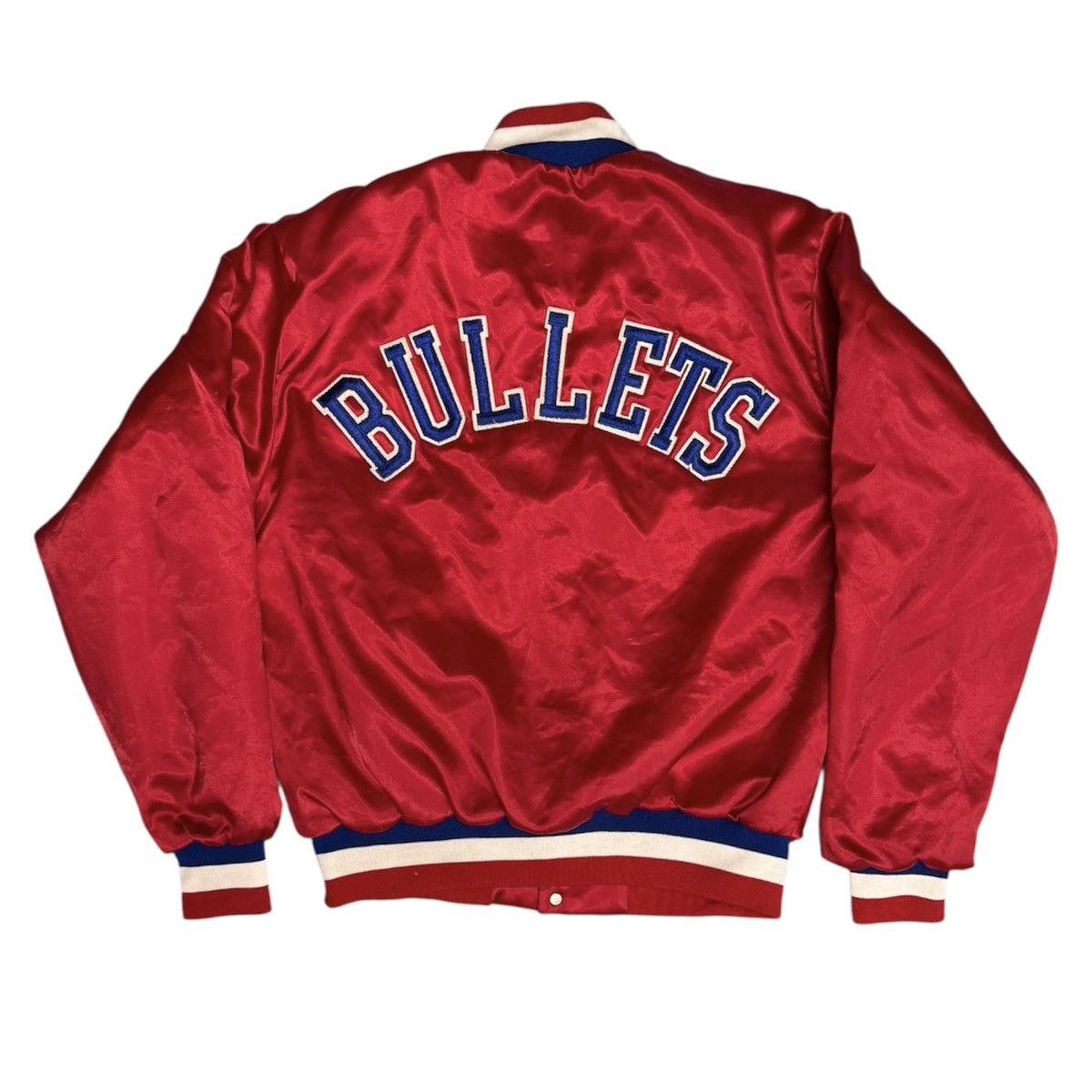 Swingster Vintage 80s 90s Washington BULLETS Varsity Jacket - NBA Size US M / EU 48-50 / 2 - 1 Thumbnail