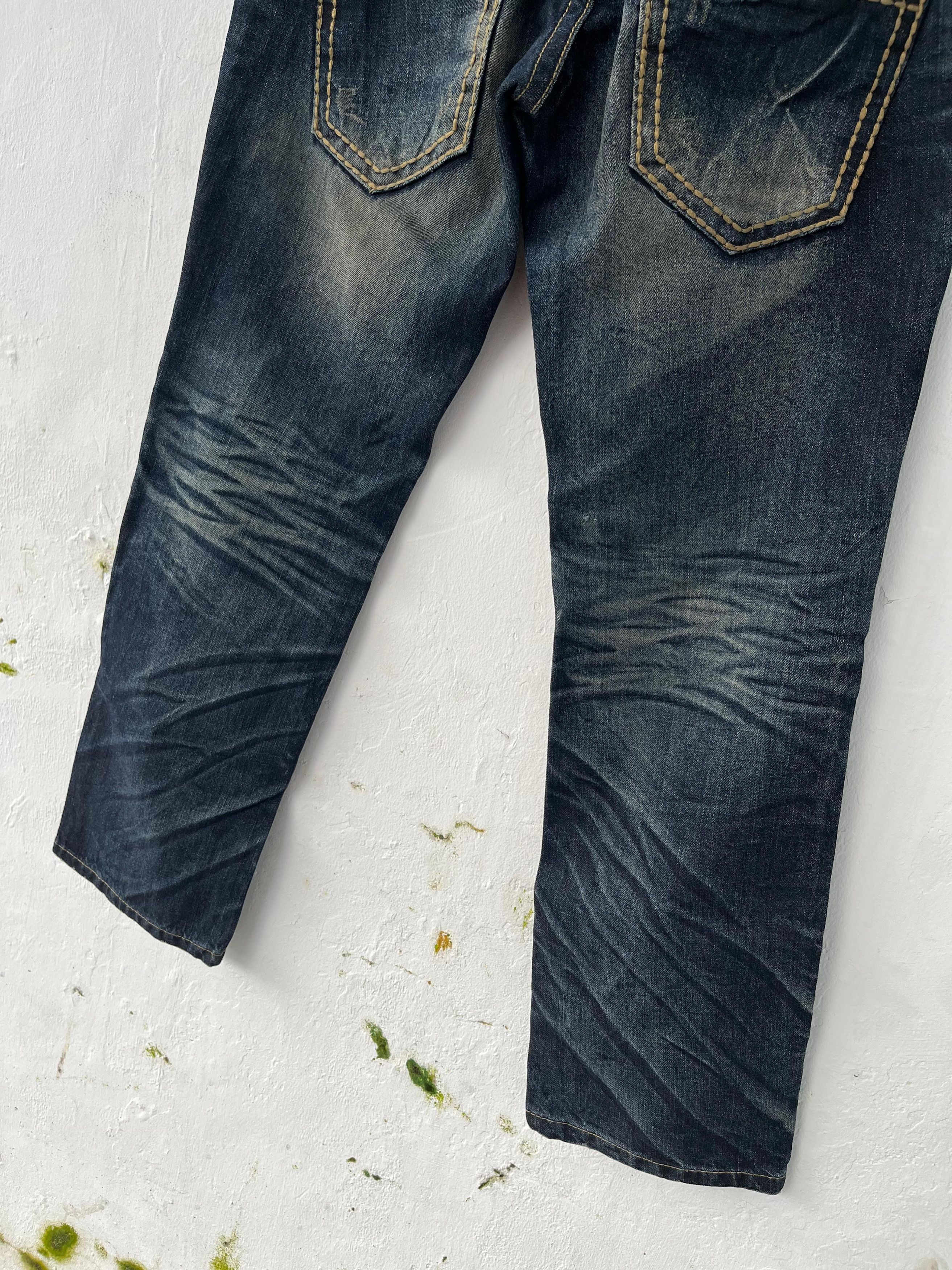 Tornado Mart Vintage Yoshitomo Nara x Lolita Washed Jeans Denim Size 30" / US 8 / IT 44 - 5 Thumbnail