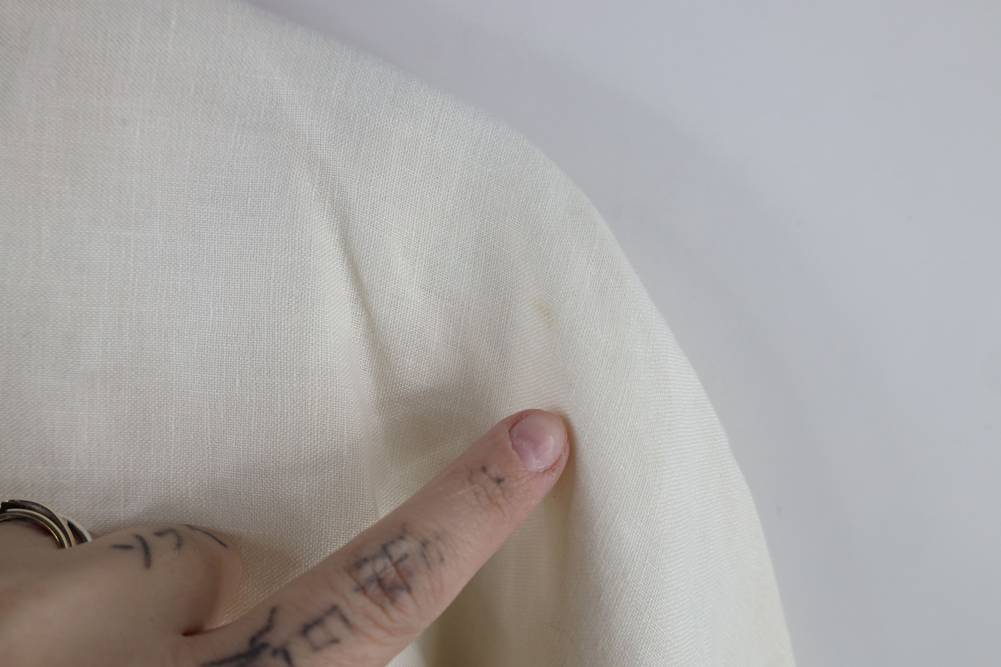Tommy Bahama × Vintage Tommy Bahama Tree Golf Linen Short Sleeve Button Shirt Cream Size US XXL / EU 58 / 5 - 11 Thumbnail