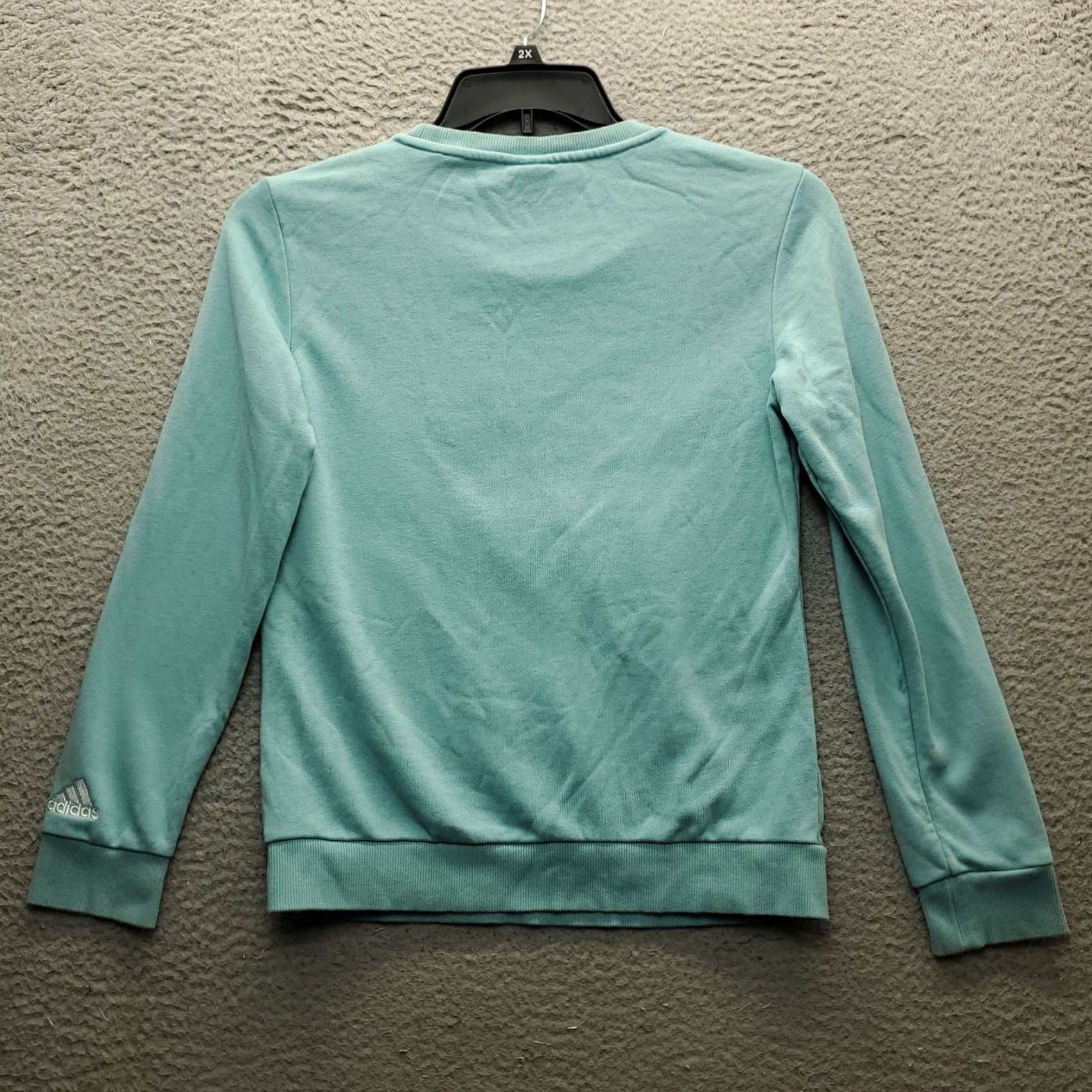 Adidas Adidas Sweatshirt Womens S Green Graphic Logo Raglan Sleeve Crew Neck Pullover Size S / US 4 / IT 40 - 2 Thumbnail