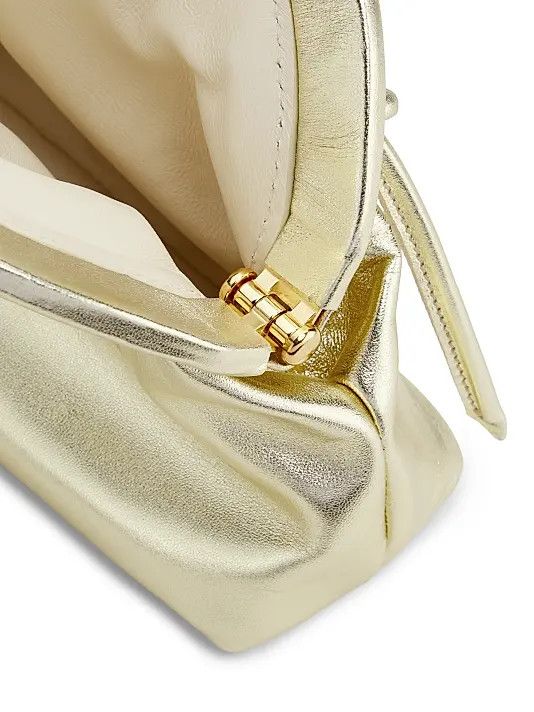 Mansur Gavriel os11x0126 Size: OS / Baci Metallic Crossbody Bag in Gold Size ONE SIZE - 5 Thumbnail