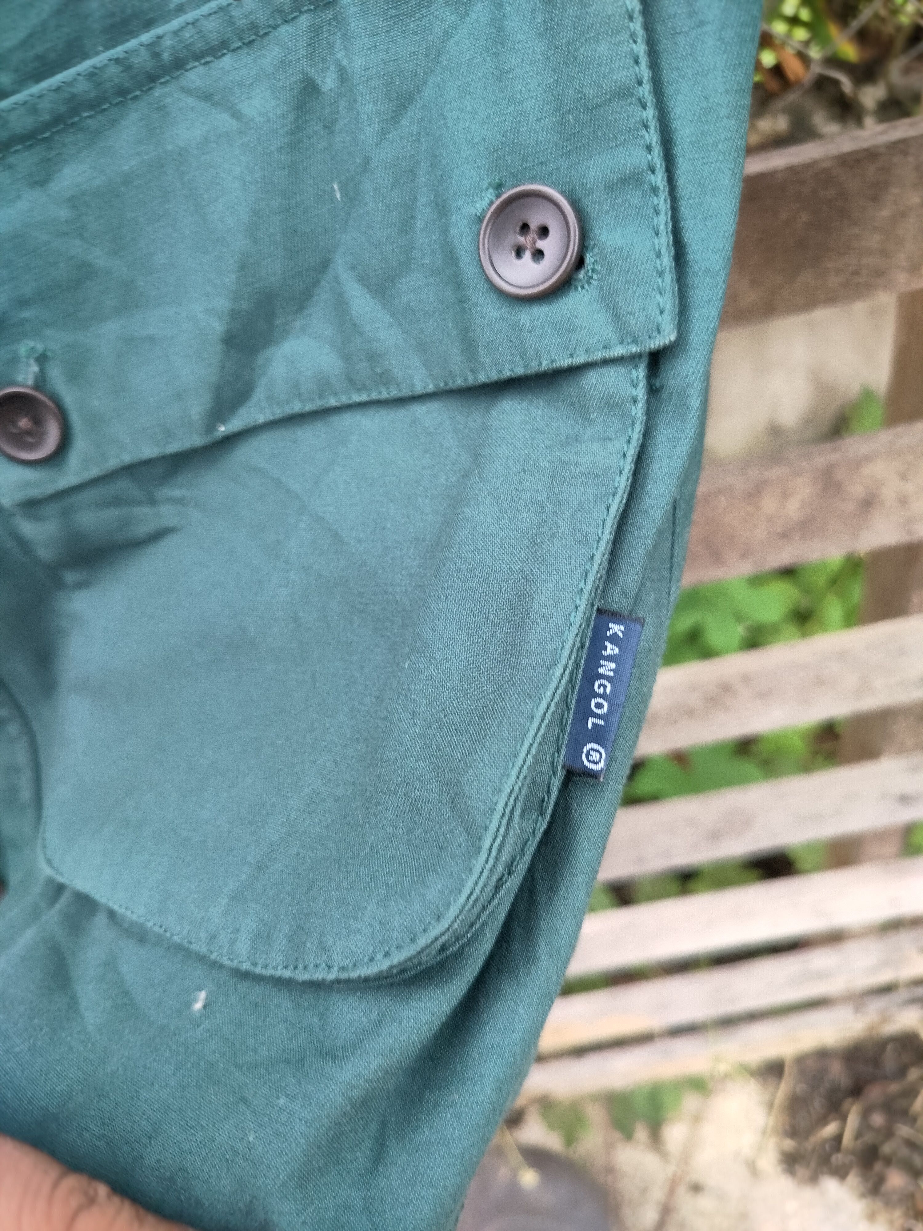 Japanese Brand KANGOL BONDAGE POCKET JACKET Size US L / EU 52-54 / 3 - 7 Thumbnail