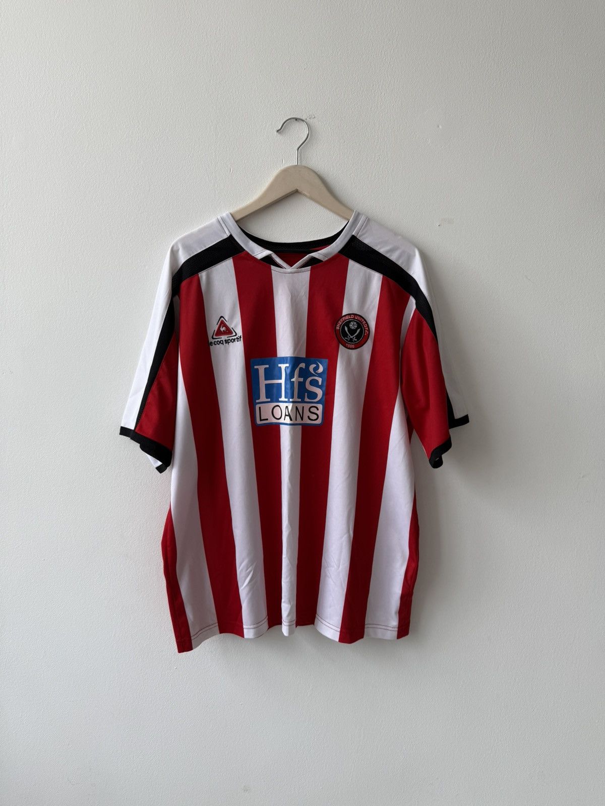 Le Coq Sportif × Vintage Le Coq Sportif Sheffield United 2005/2006 Away Jersey Size US L / EU 52-54 / 3 - 1 Thumbnail