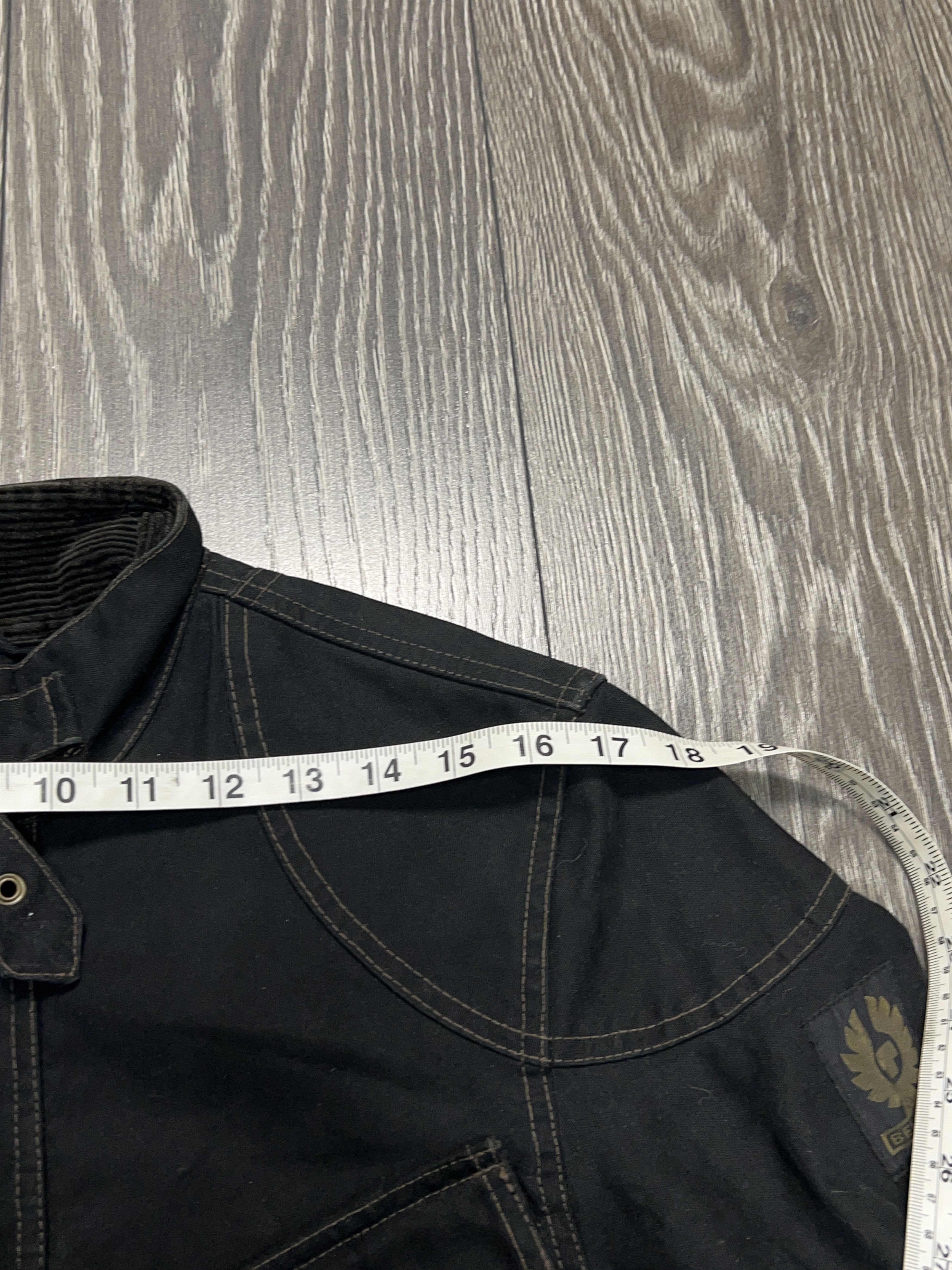 Belstaff Mens Trialmaster Black Motorcycle Belted Cotton Jacket Coat Size US M / EU 48-50 / 2 - 17 Thumbnail