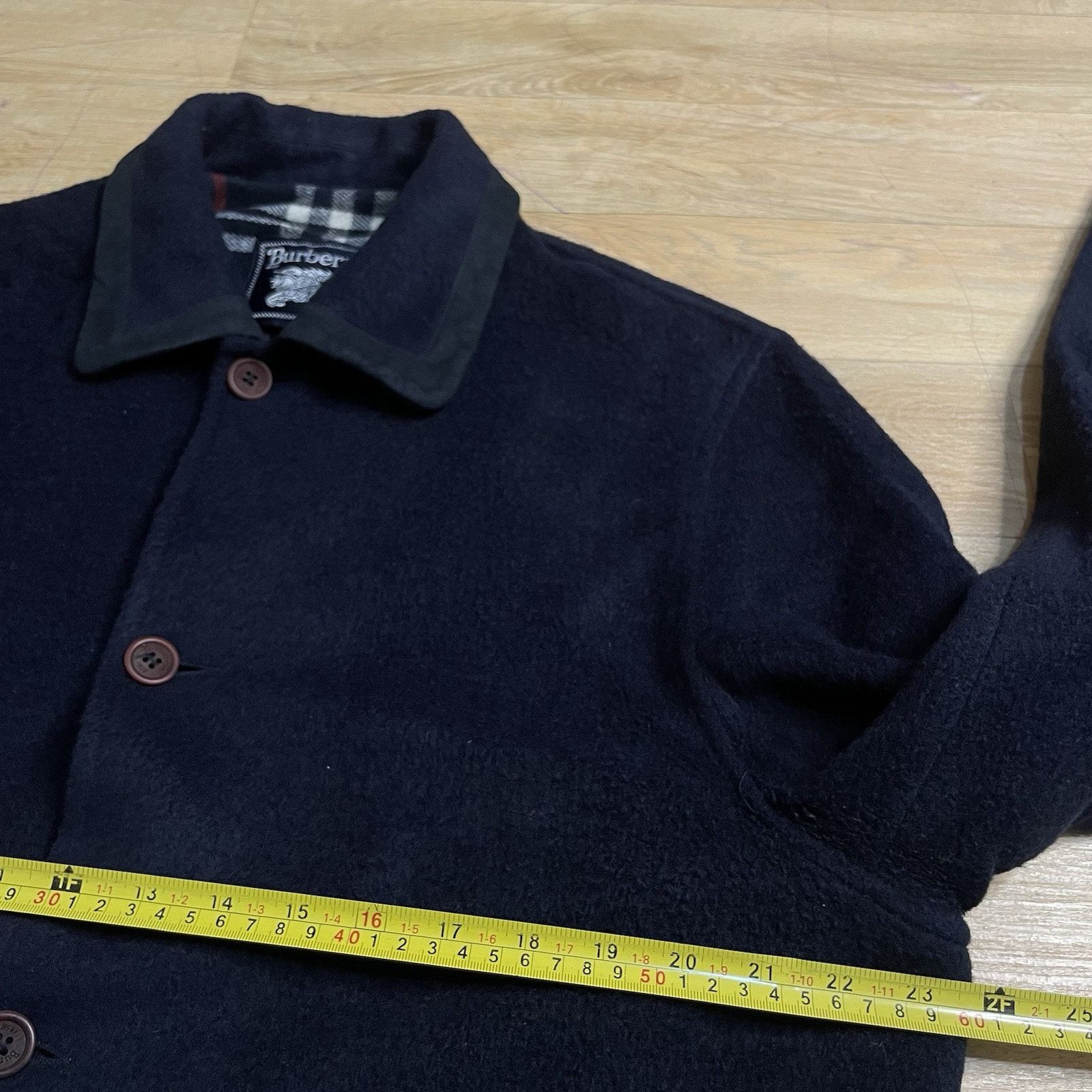 Burberry vintage burberry coat NOVA CHECK wool jacket mens blue navy Size US L / EU 52-54 / 3 - 15 Thumbnail