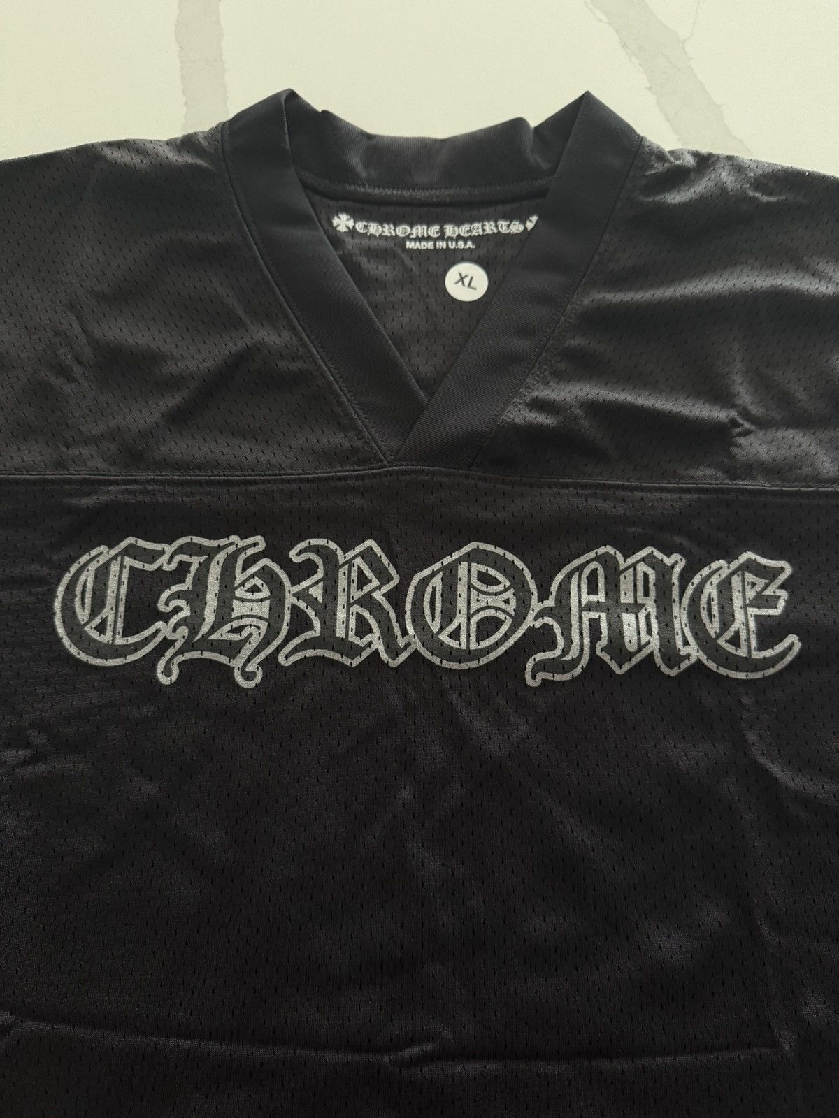Chrome Hearts 🔥Chrome Hearts Black Jersey Short Sleeve🔥 Size US XL / EU 56 / 4 - 3 Thumbnail