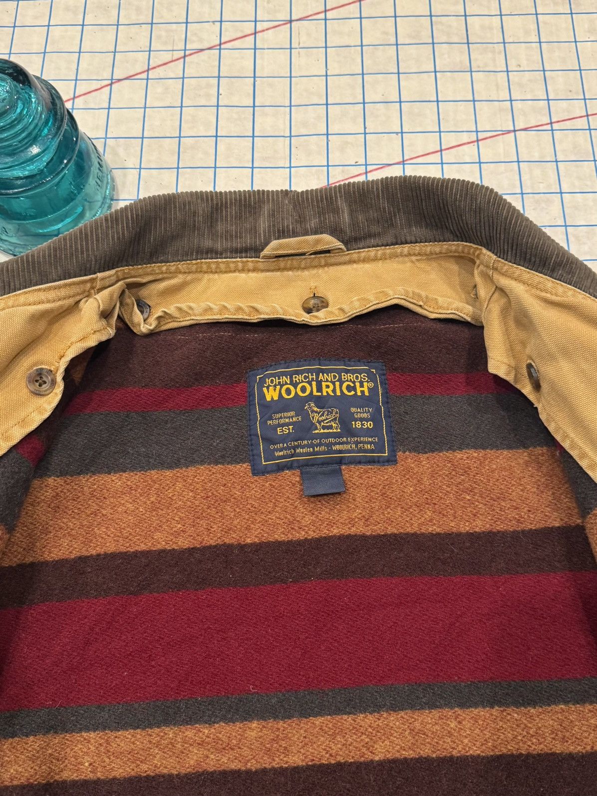 Woolrich Woolen Mills Vintage Woolrich Chore Coat / Barn Jacket With Blanket Liner Size US XL / EU 56 / 4 - 5 Thumbnail