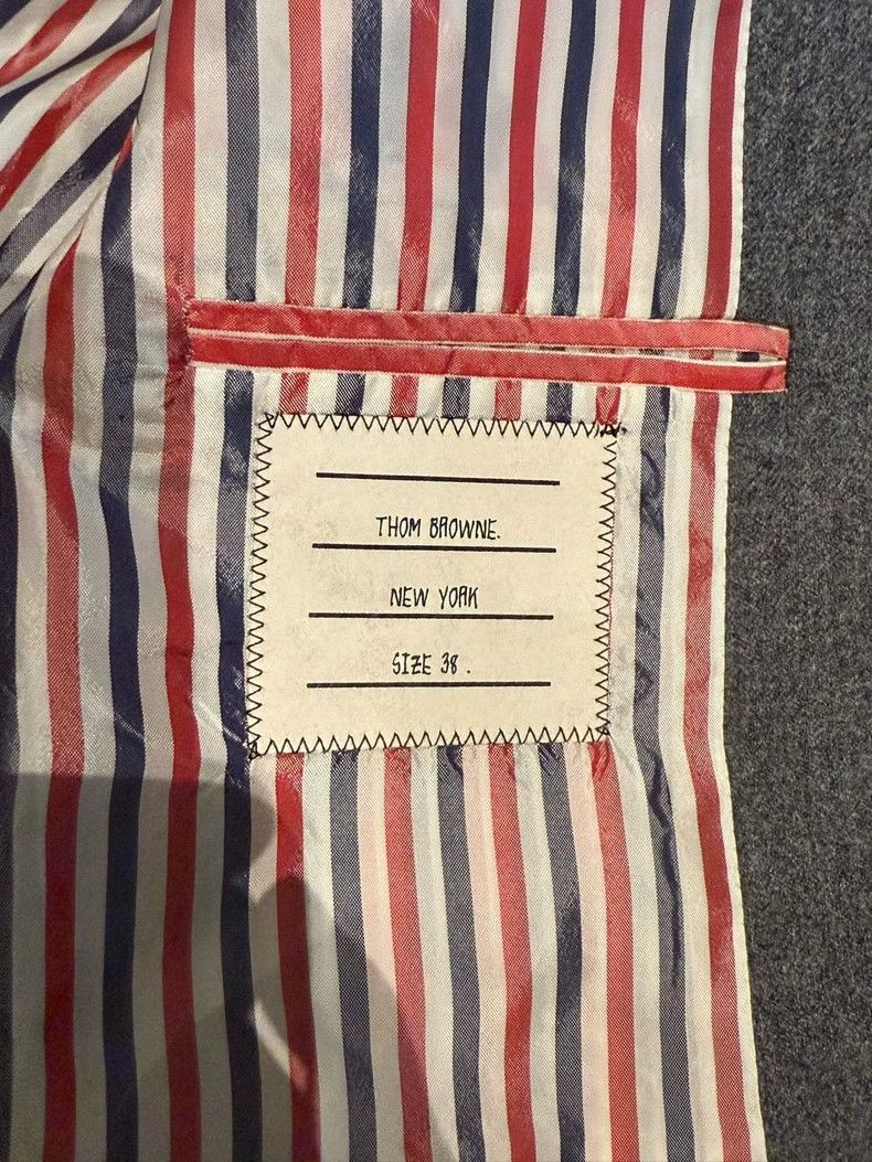 Thom Browne Thom Browne Dark grey four-barrel suit, short Size XS / US 0-2 / IT 36-38 - 4 Thumbnail