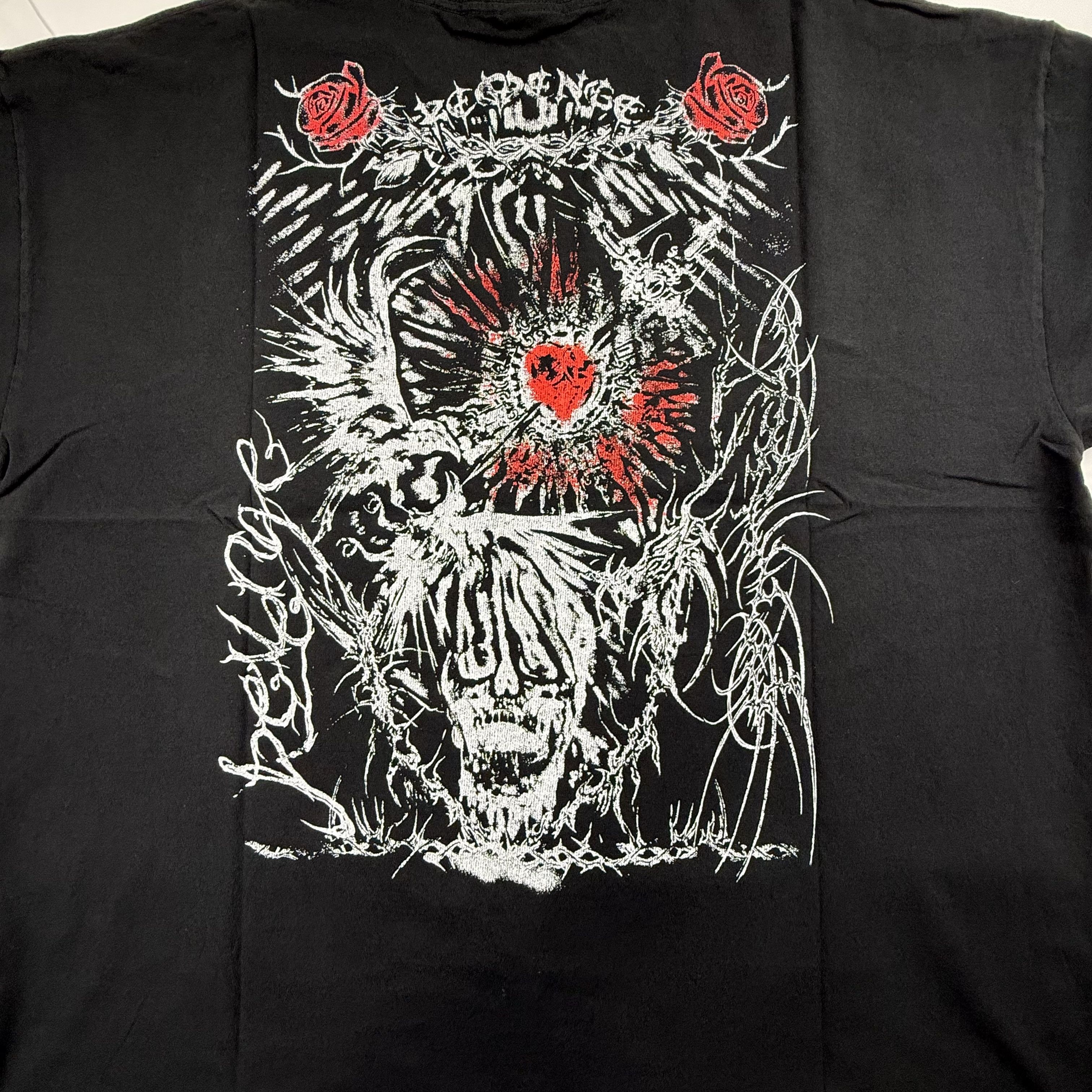 Revenge Revenge Metal Skull Rose T-Shirt XXL Mens Streetwear Size US XXL / EU 58 / 5 - 6 Thumbnail