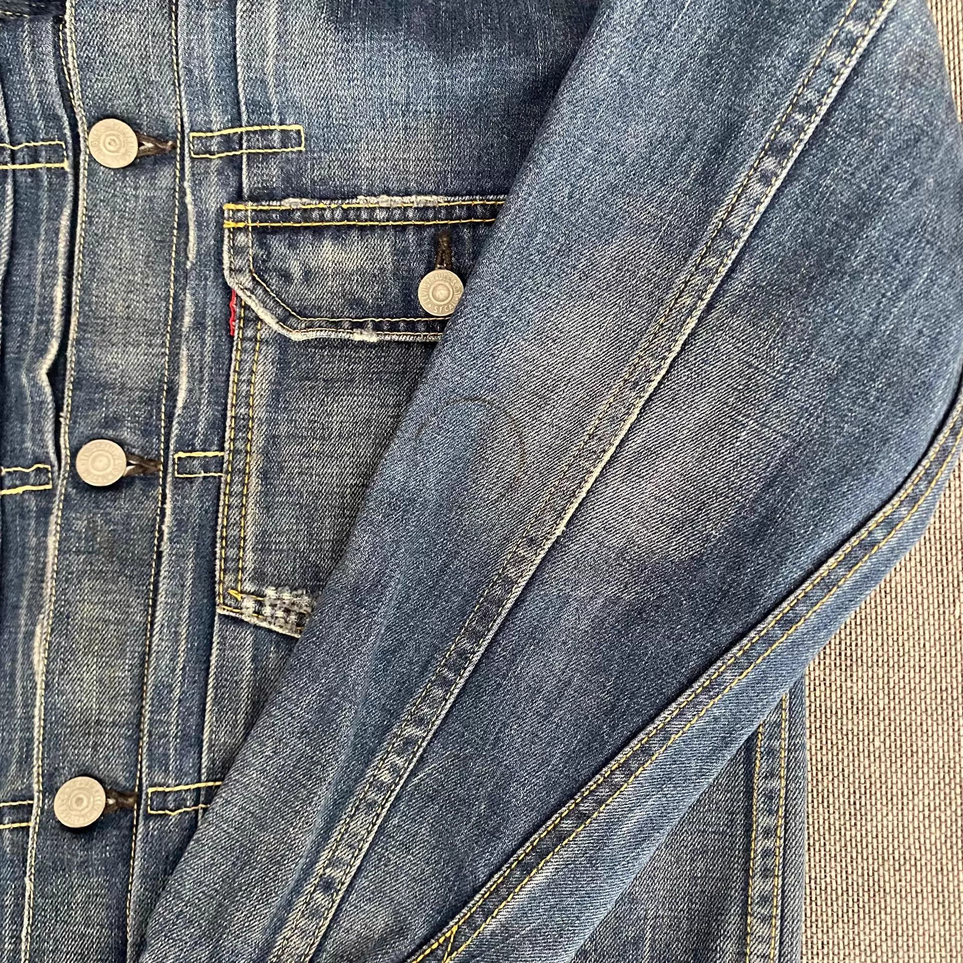 Levi's Levi's Lvc506 Type1 J22 2006 Washed Denim Jacket 40 Size US S / EU 44-46 / 1 - 5 Thumbnail