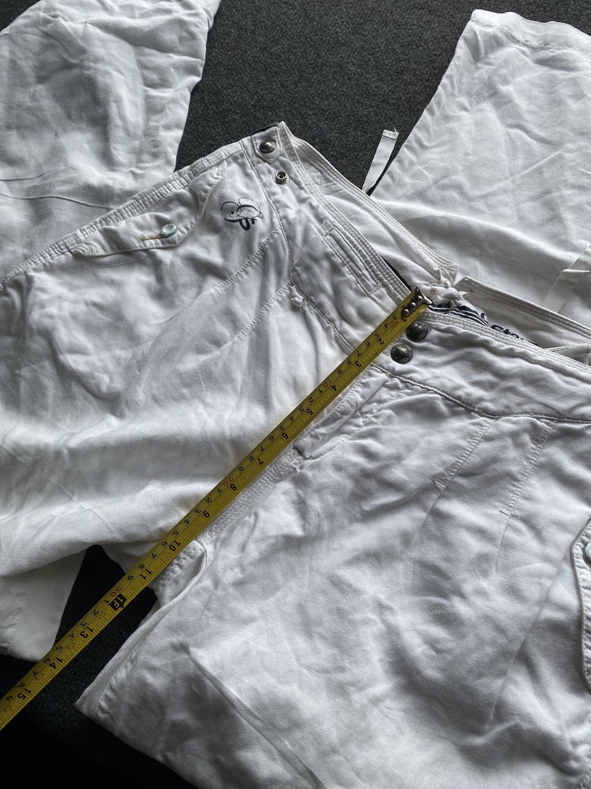G-Star 🔥Opium Punk G Star White Relaxed women pants y2k loose 31 sz Size 32" / US 10 / IT 46 - 11 Thumbnail