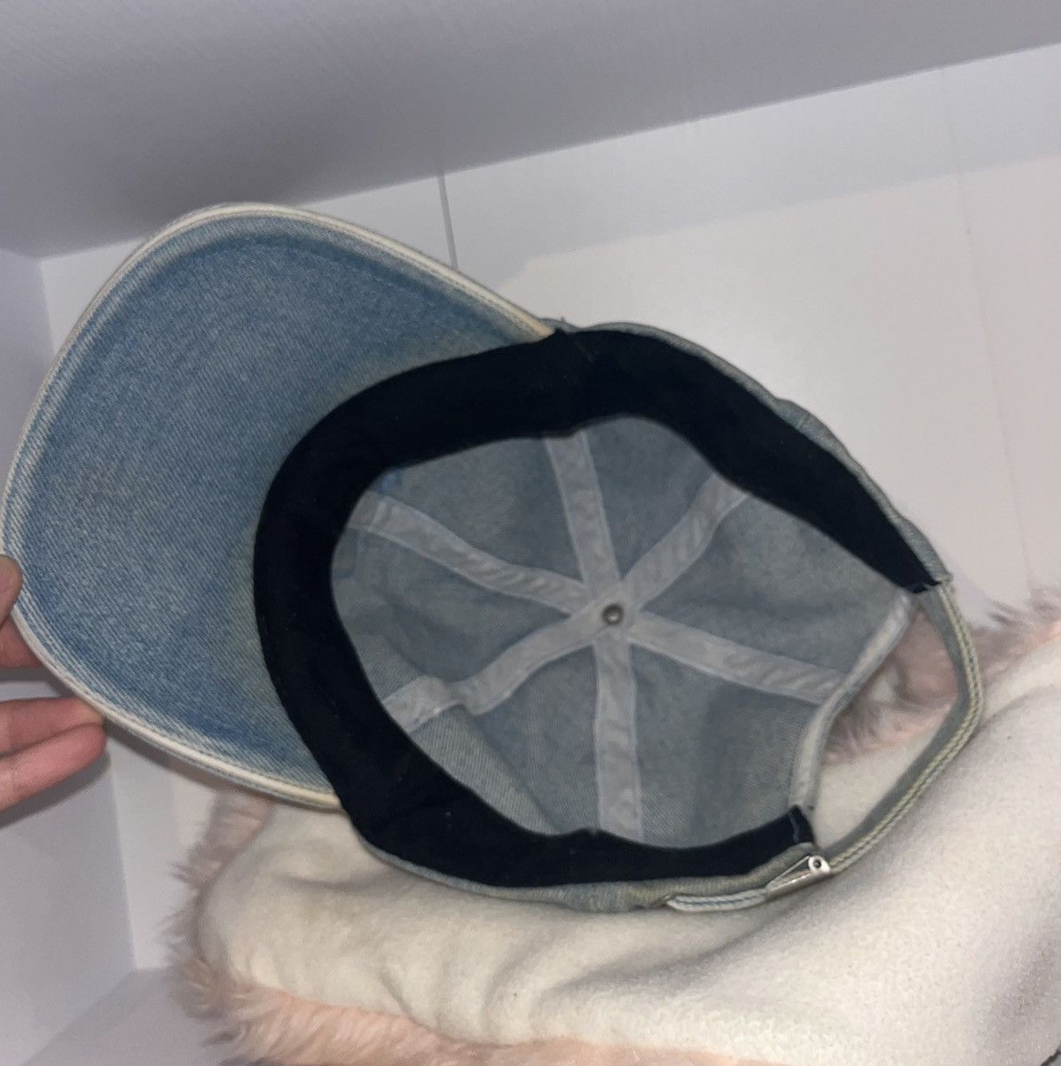 Diesel Vintage Denim Distressed Rare Diesel cap Beauty Beast Y2K Size ONE SIZE - 6 Thumbnail