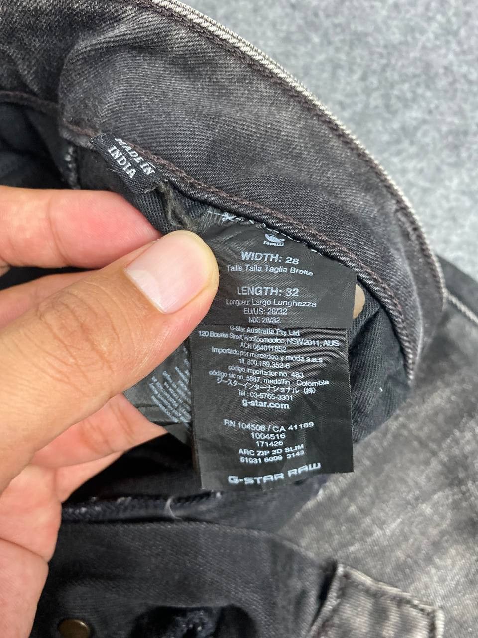 G-Star gstar raw arc zip 3d slim denim nice design Size US 31 - 13 Thumbnail