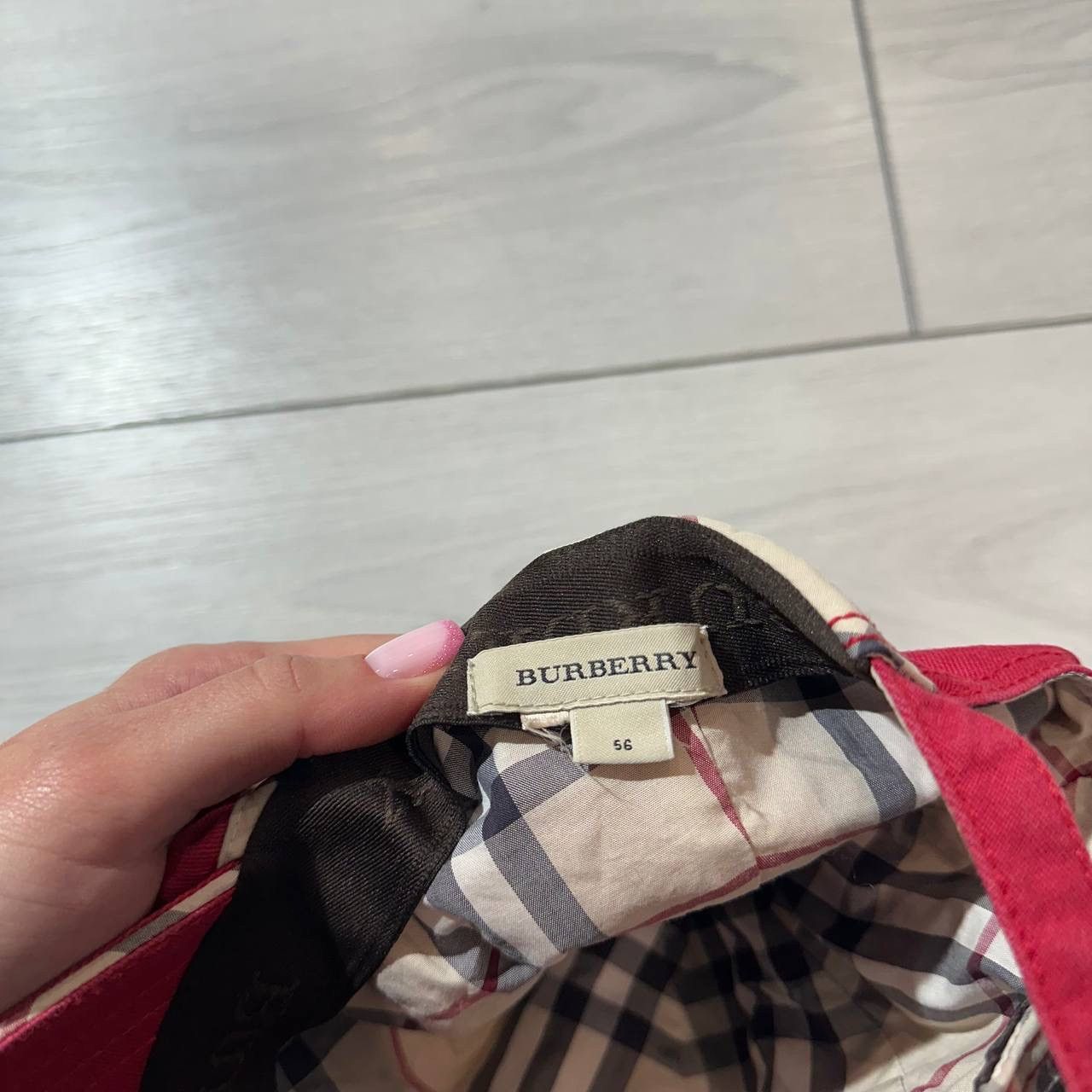 Burberry Burberry old money red Check Cap hat nova check Size ONE SIZE - 4 Thumbnail
