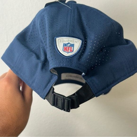 NFL NWT NEW ERA 9TWENTY NEW ENGLAND PATRIOTS NFL LASER CUT TRAIN Size ONE SIZE - 4 Thumbnail