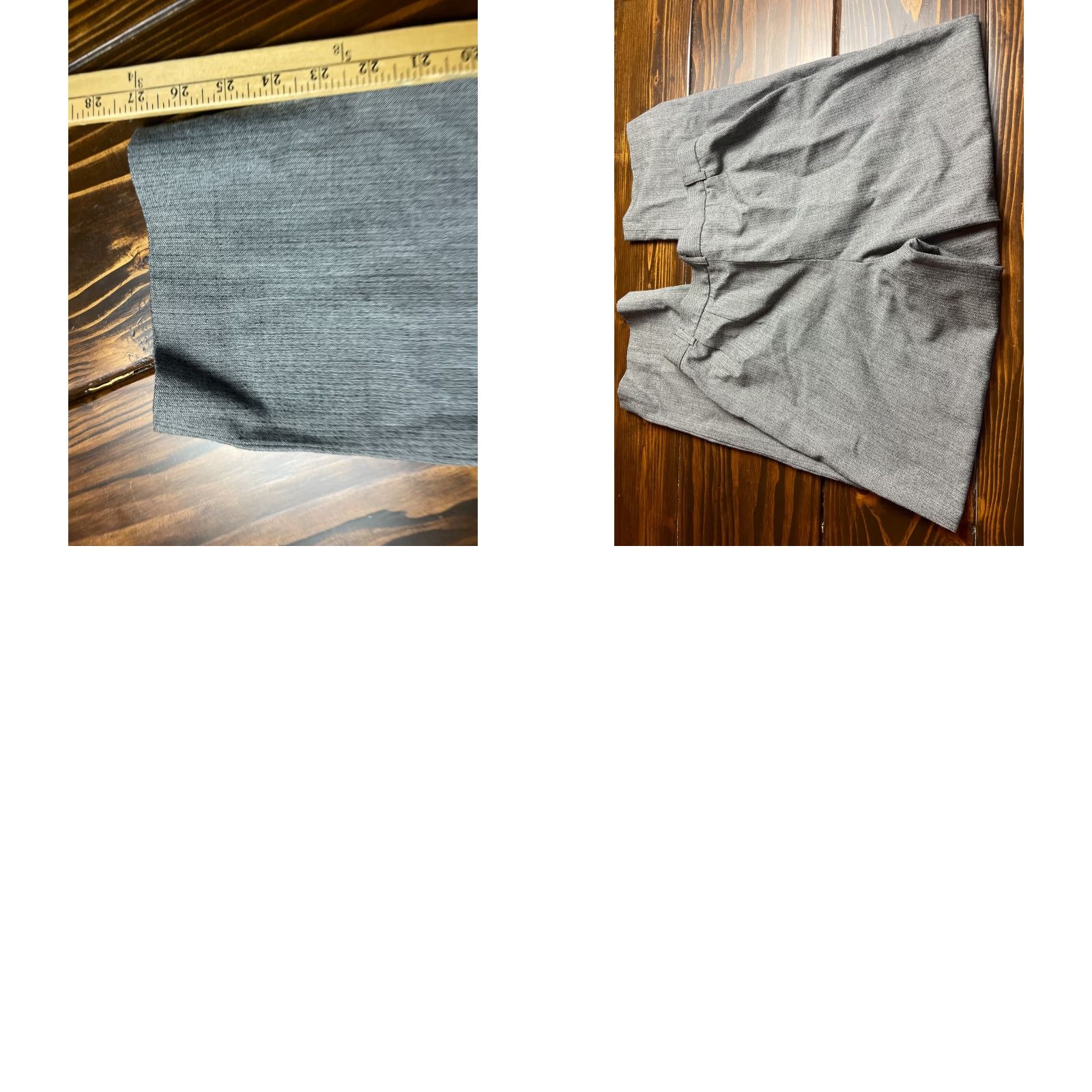 Vintage Rafaella Dress Pants Women's Size 12 Gray Straight Leg Flat Front Pockets Size 29" - 8 Thumbnail
