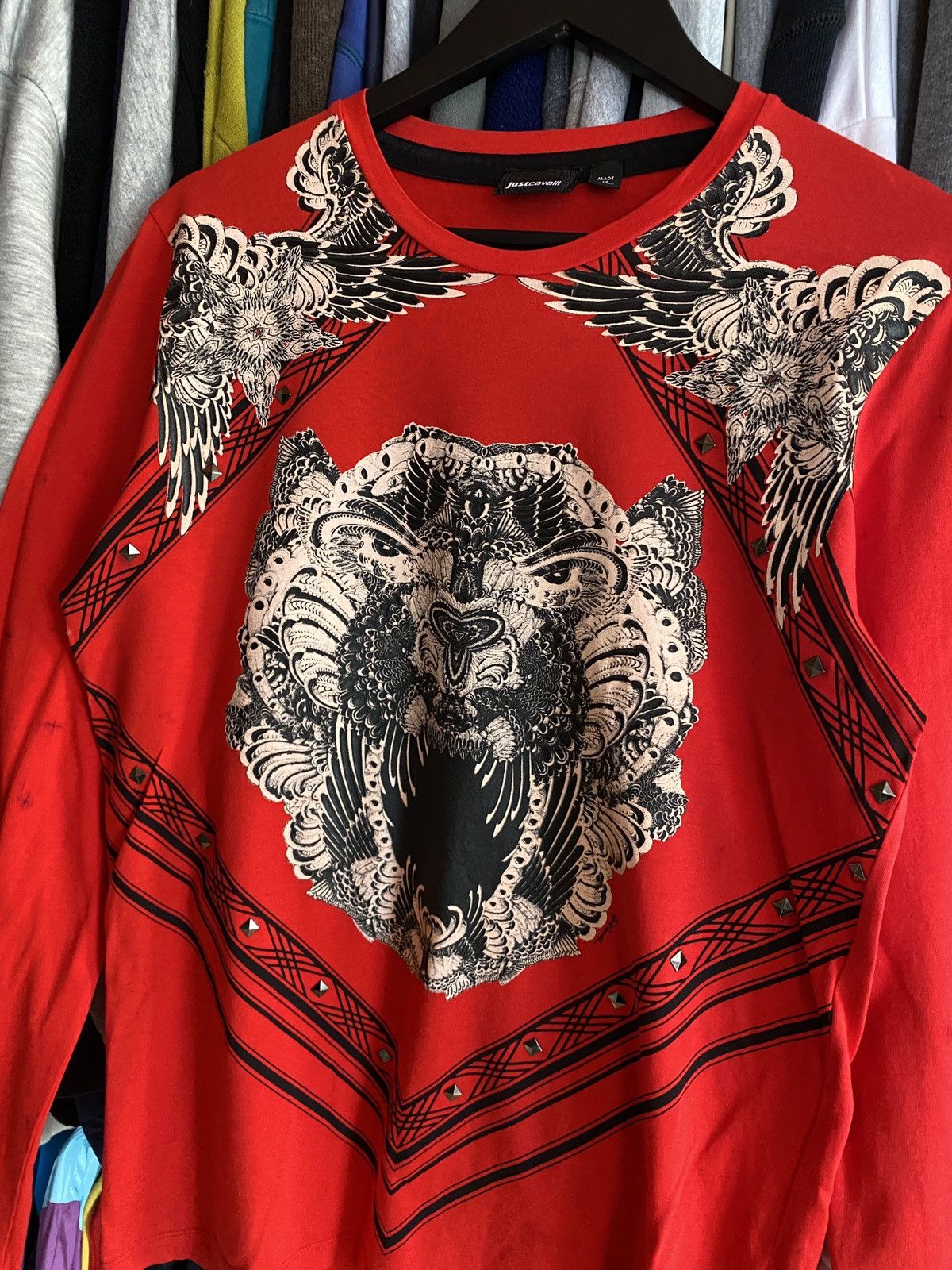 Just Cavalli VINTAGE JUST CAVALLI ABSTRACT LONG SLEEVE Size US S / EU 44-46 / 1 - 2 Thumbnail