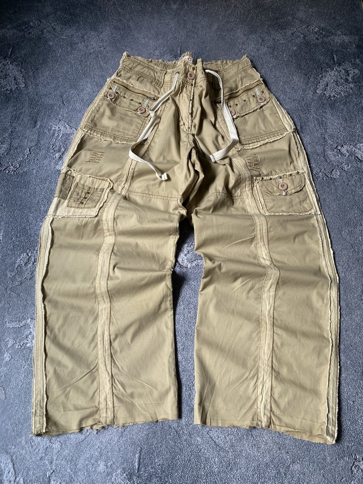 Hysteric Glamour VNTG Baggy Ribbed Edges Wide Pants Type Kapital Ifsixwasnine Size US 30 / EU 46 - 1 Thumbnail