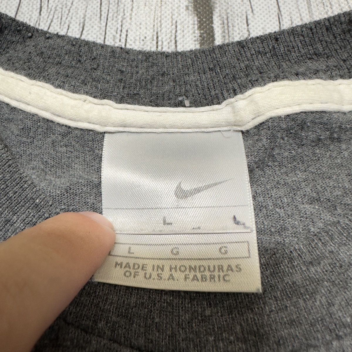 Nike × Vintage Vintage Nike tee Size US L / EU 52-54 / 3 - 4 Thumbnail