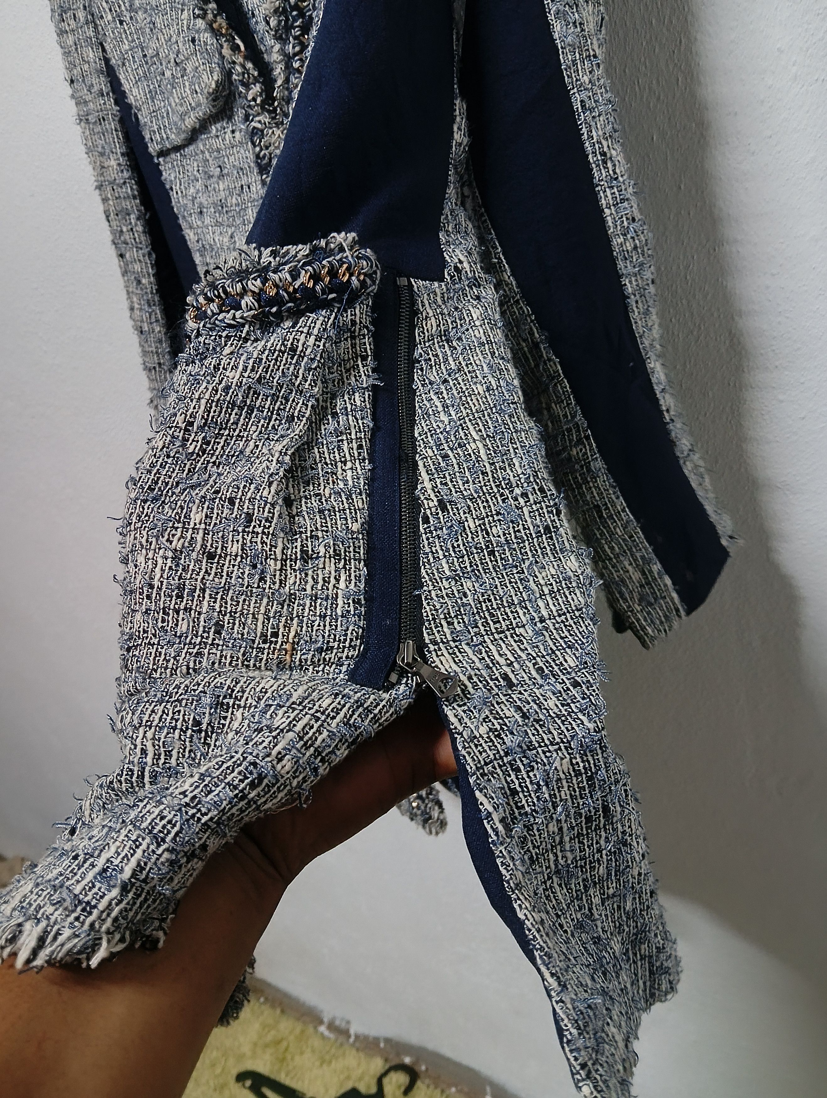 Designer × Japanese Brand Time tweed coat women inspired chanel Size S / US 4 / IT 40 - 9 Thumbnail
