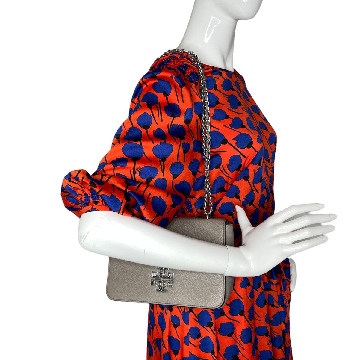 Tory Burch Tory Burch Britten Leather Adjustable Shoulder Bag Size ONE SIZE - 10 Thumbnail