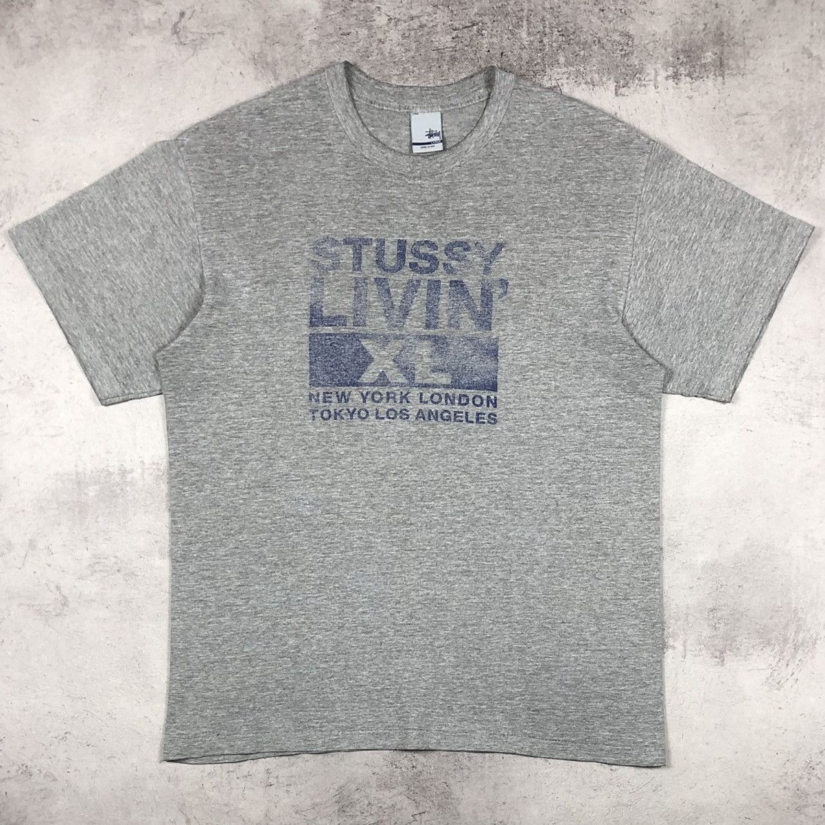 Stussy Vintage Stussy USA Livin’ XL Single Stitch Tee Size US L / EU 52-54 / 3 - 2 Thumbnail