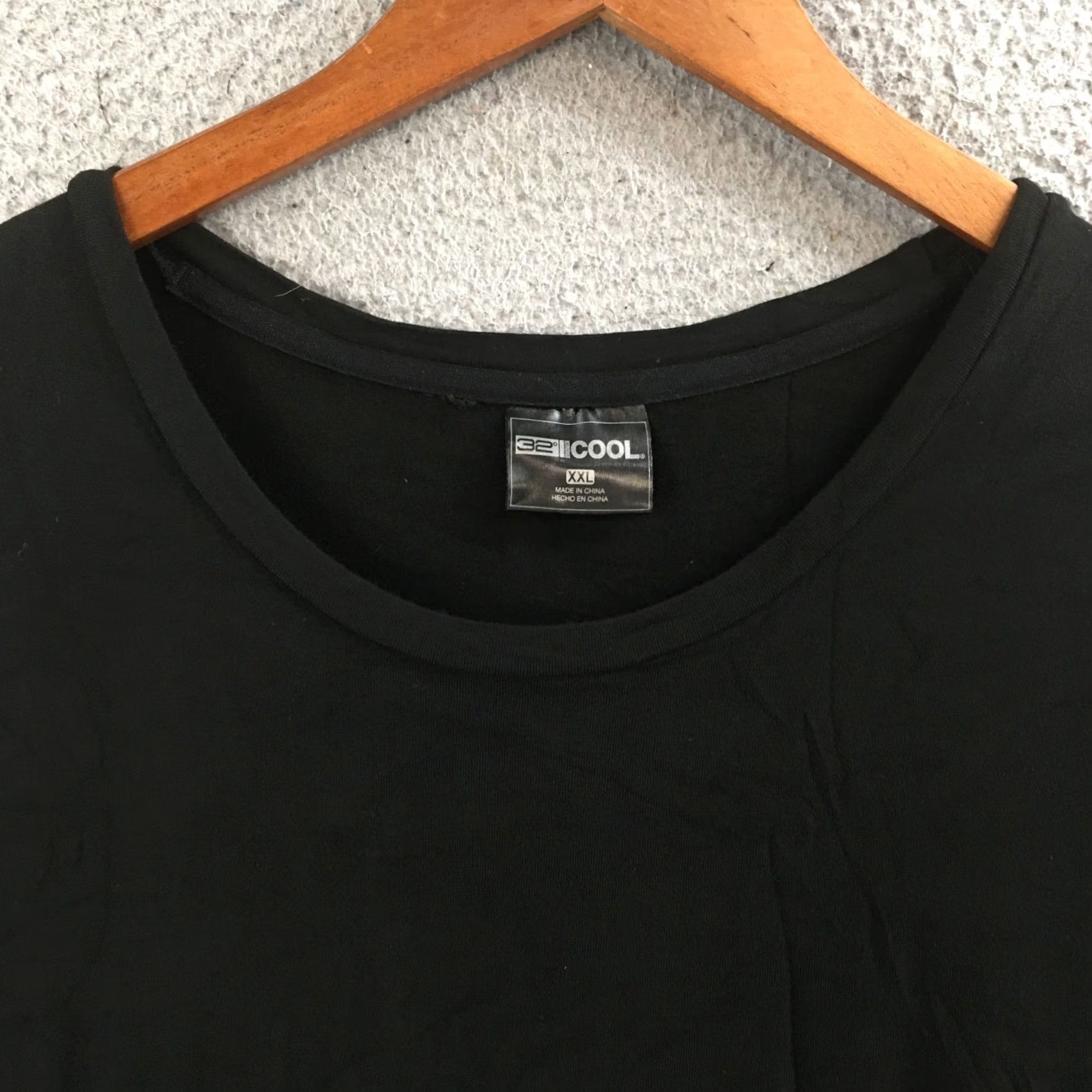 Vintage 32 Degrees Women Dress XXL Stretch Pockets Short Sleeve Pullover Knit Black Size XXL / US 16-18 / IT 52-54 - 3 Thumbnail