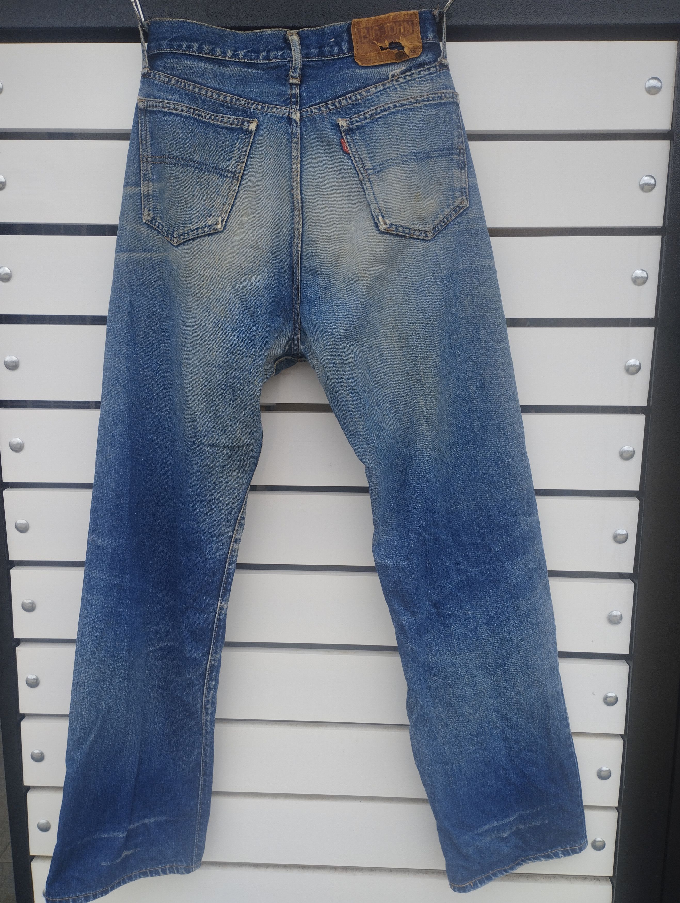 Le Grande Bleu (L.G.B.) × Vintage Big -john vintage Distressed Size US 34 / EU 50 - 2 Thumbnail