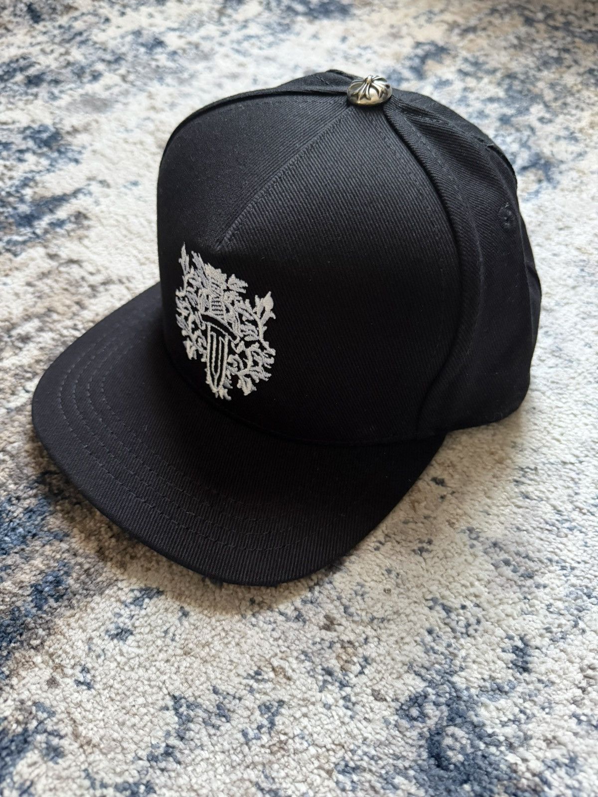 Chrome Hearts Chrome Hearts New Black Denim Vine Dagger Baseball 