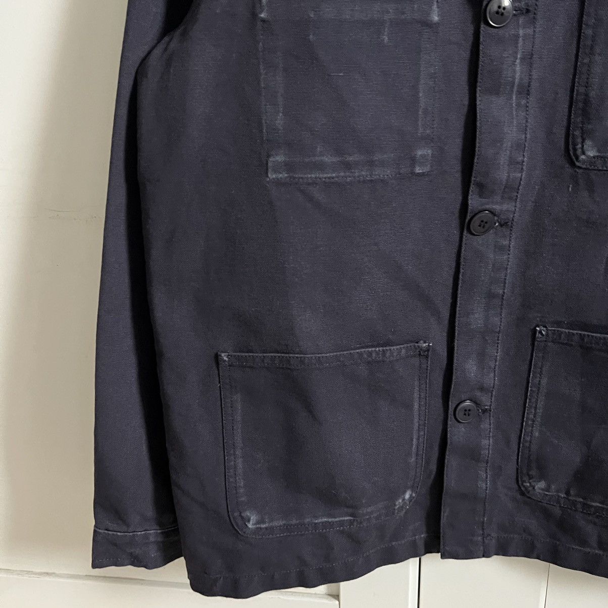 Vintage Vintage faded cotton distressed canvas works jacket Size US M / EU 48-50 / 2 - 5 Thumbnail