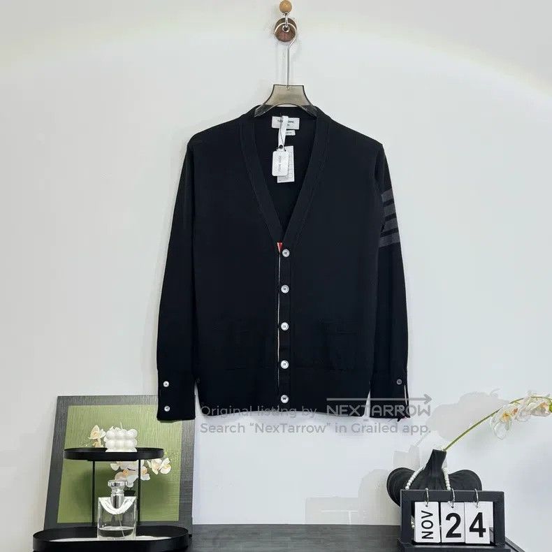 Thom Browne Thom Browne Wool Cardigan Size US M / EU 48-50 / 2 - 1 Thumbnail