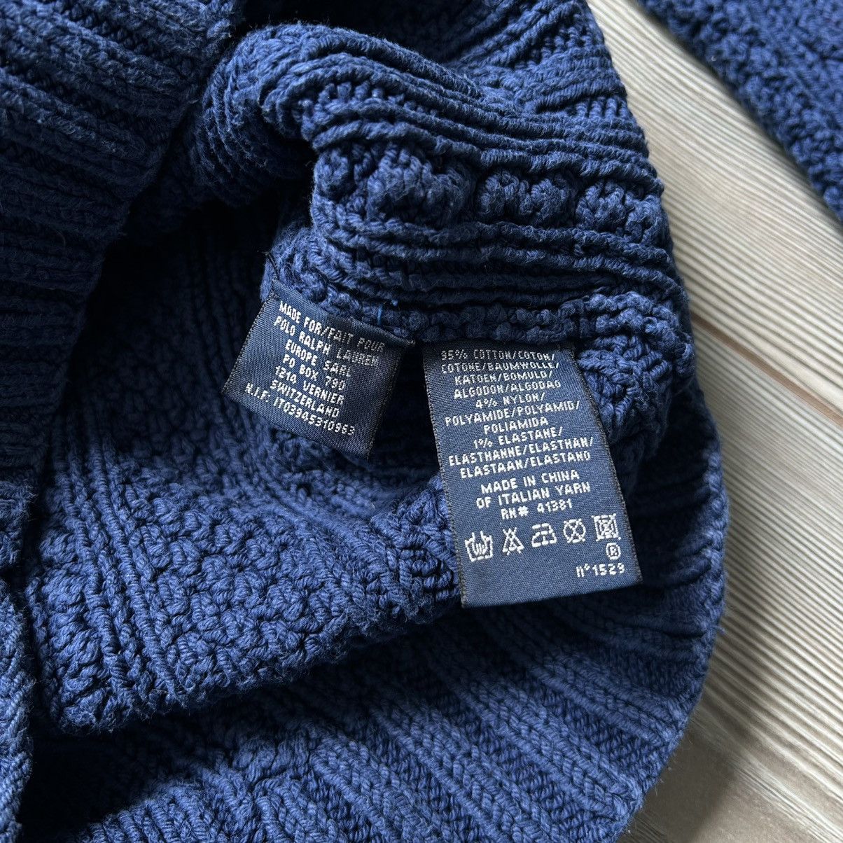 Polo Ralph Lauren Polo Ralph Lauren Hand Knit Turtleneck Sweater Size M / US 6-8 / IT 42-44 - 11 Thumbnail